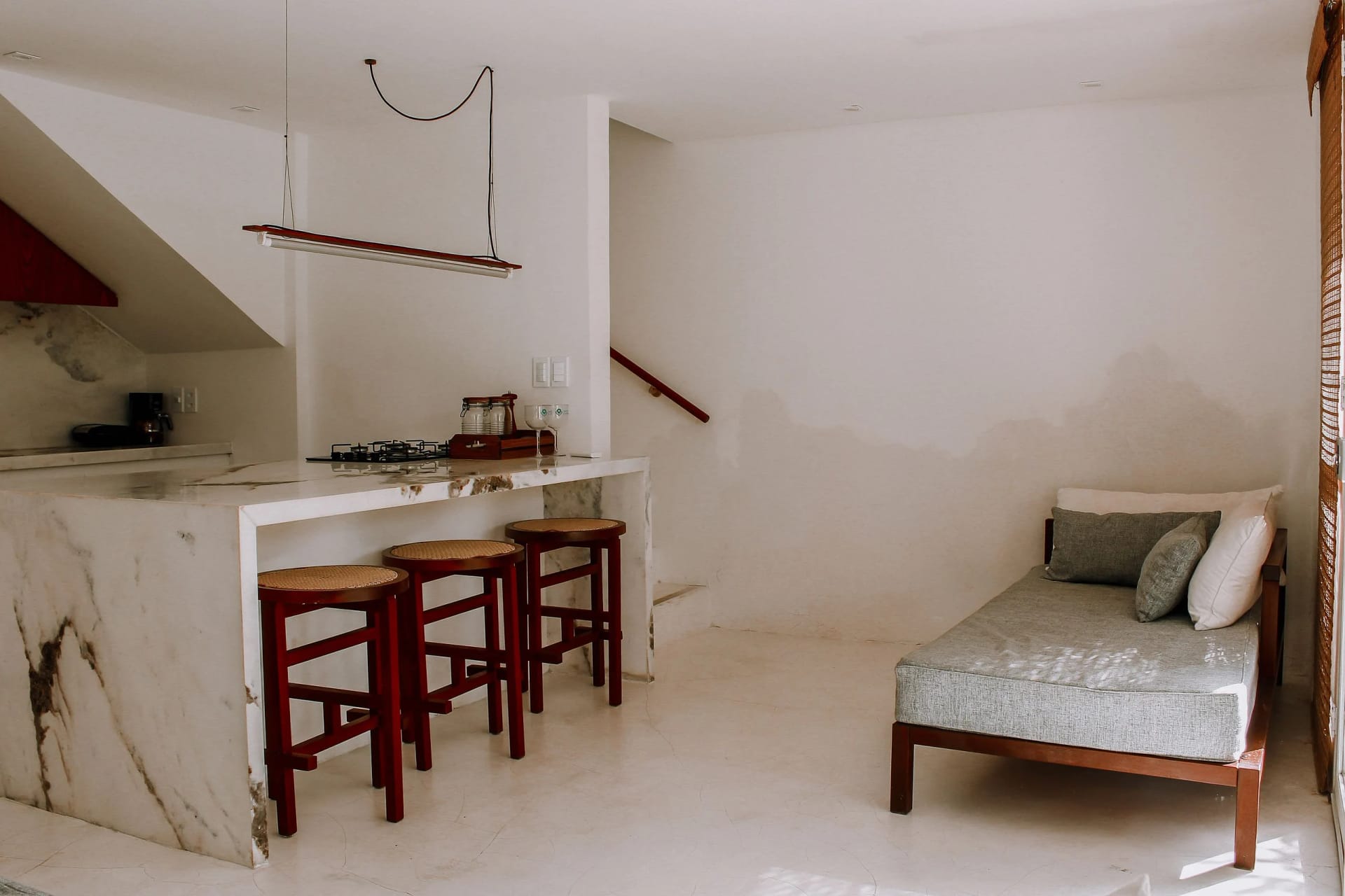 Kitchen or kitchenette — Bangalô Pipa do Atlântico