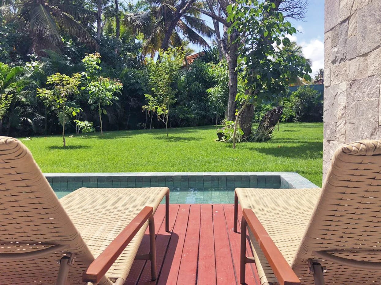 Garden view — Flat Ile de Pipa Deck Molhado Maldivas by Qavi