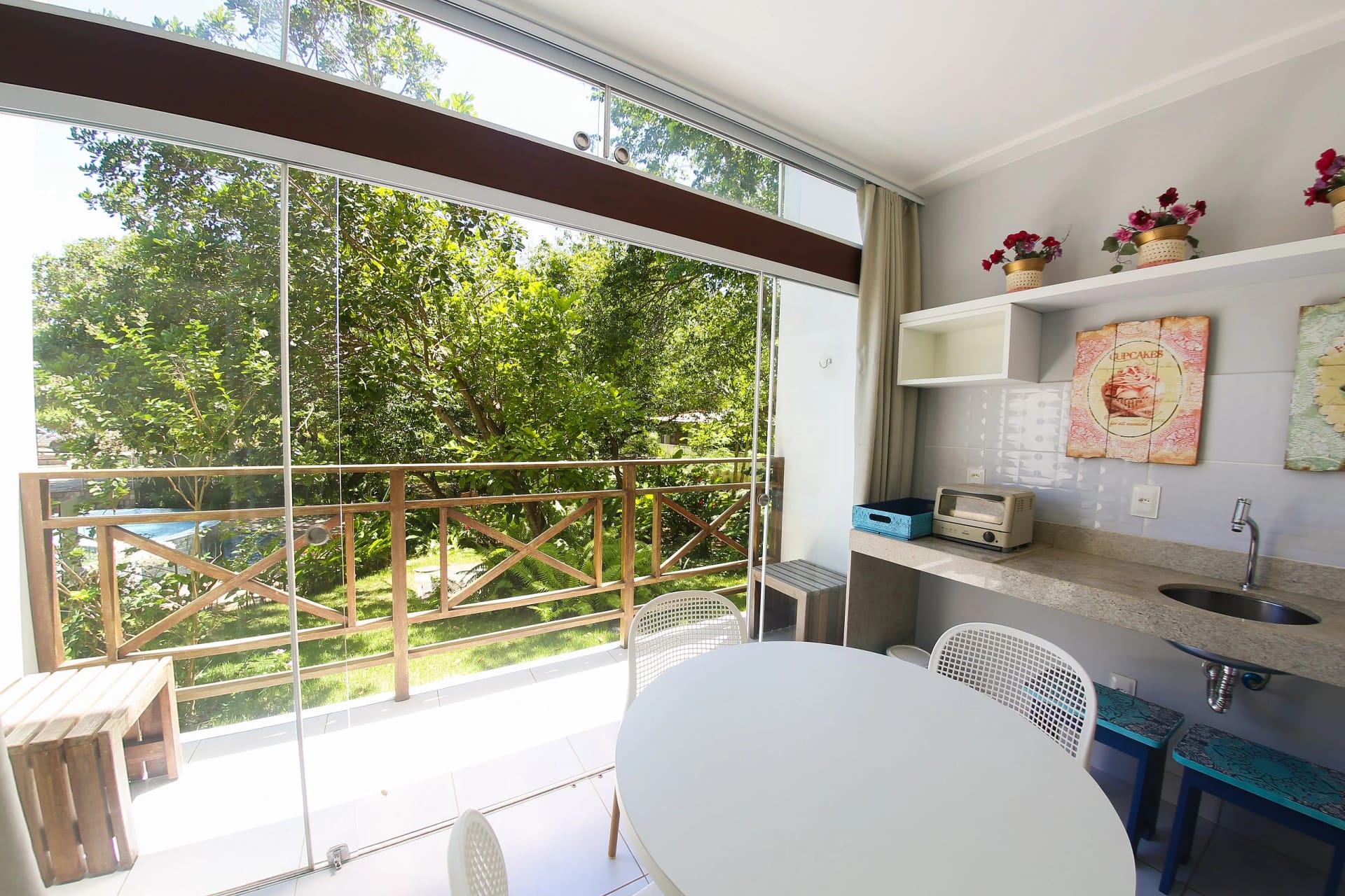 Balcony / Terrace — Apartamento no Ubaia Centro de Pipa by Qavi