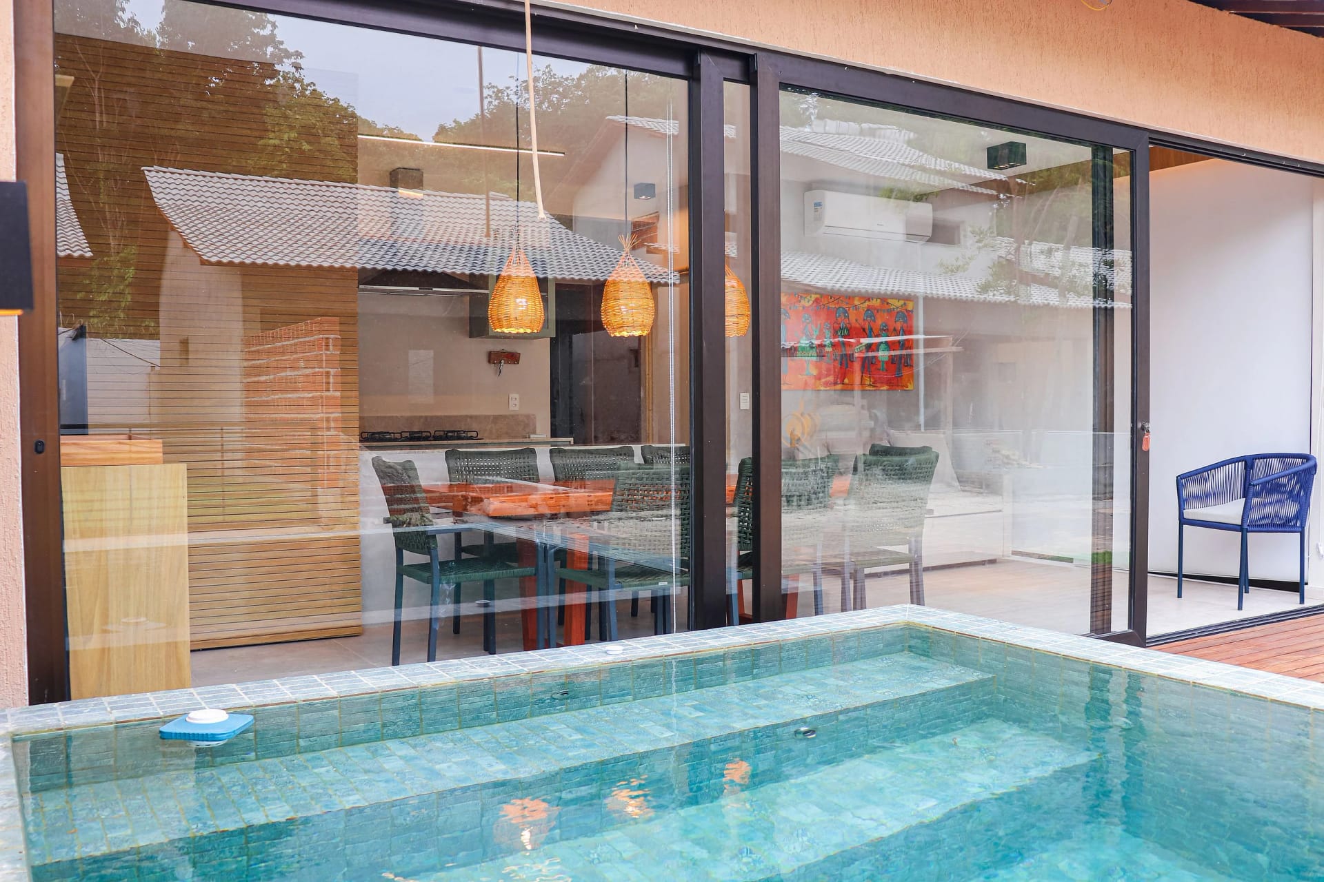 Varanda / Terraço — Fontes da Pipa - Casa com piscina privativa - Qavi