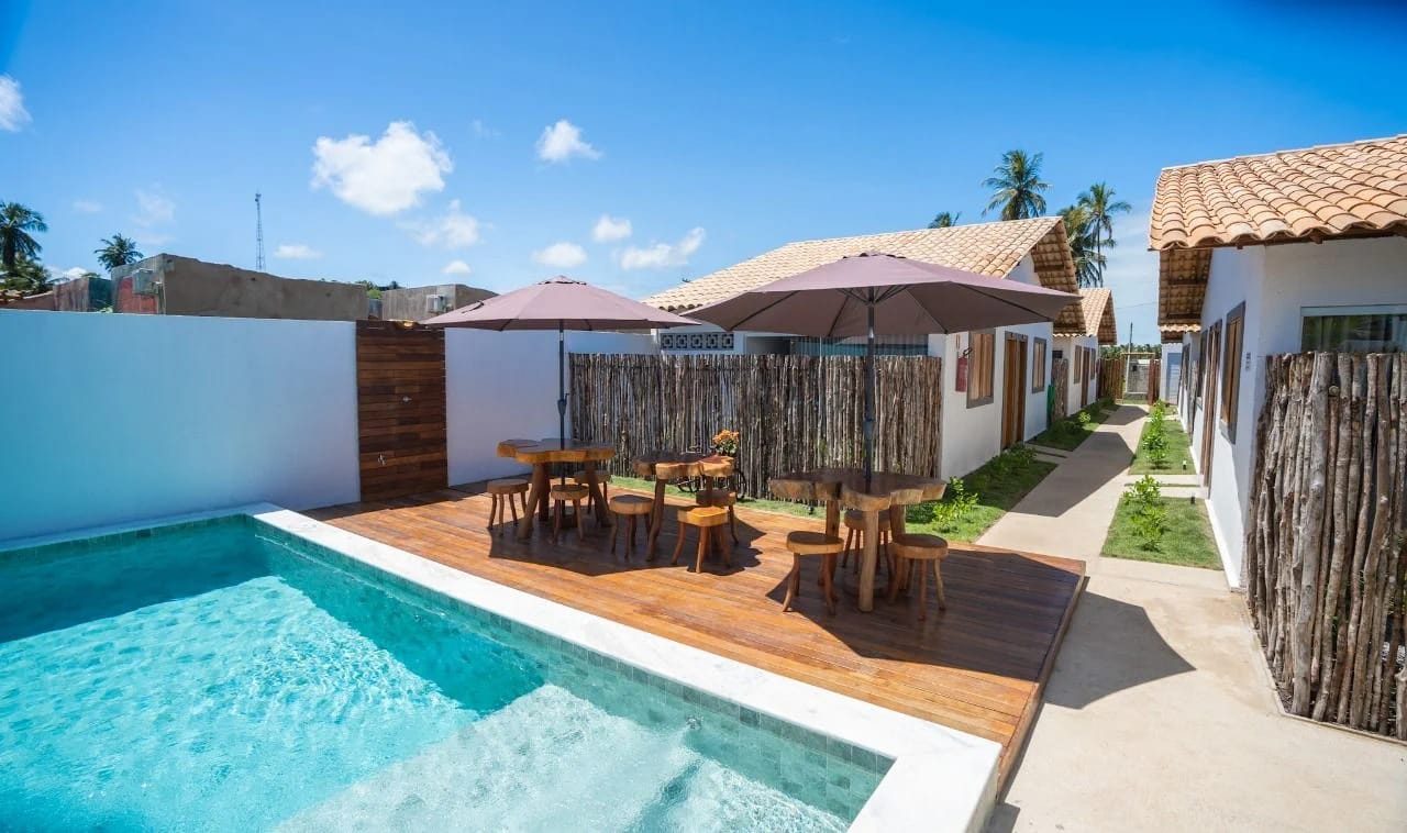 Piscina — Chalé Tranquilidade Villa Nahum Milagres by Qavi