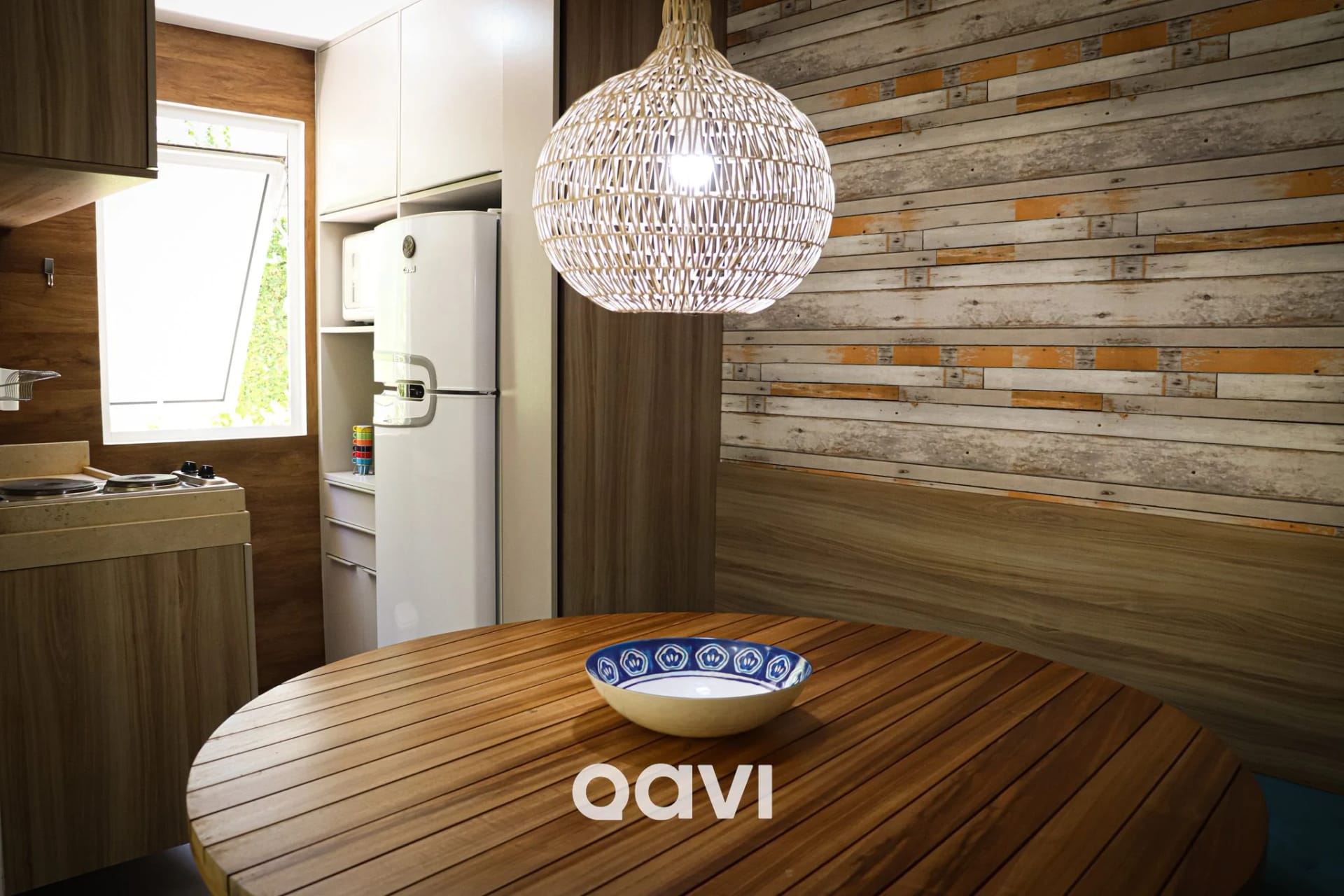 Cocina o kitnet — Flat Solar Água Capri by QAVI