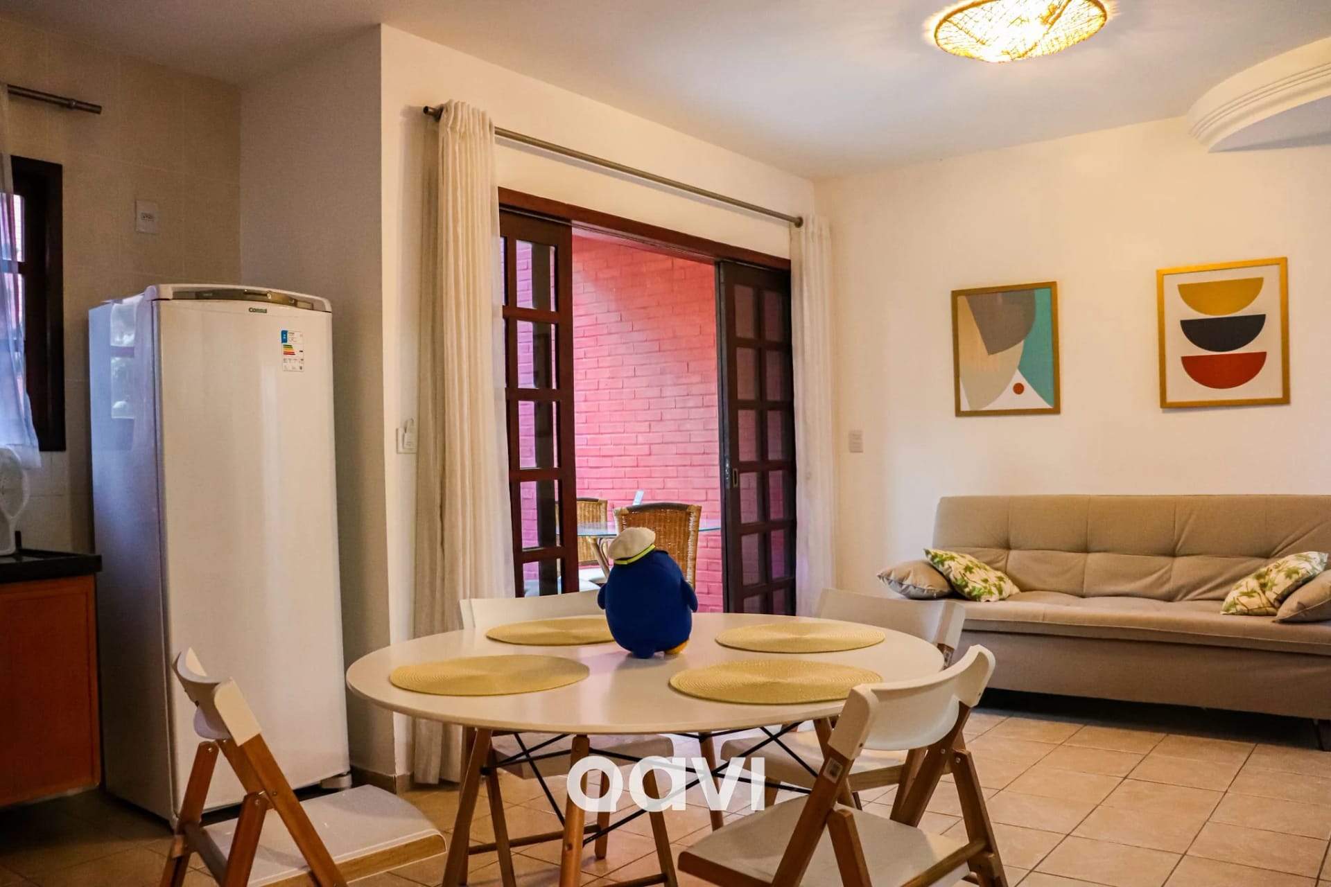Sala de Estar — Qavi - Triplex Resort Pipa #Resort19