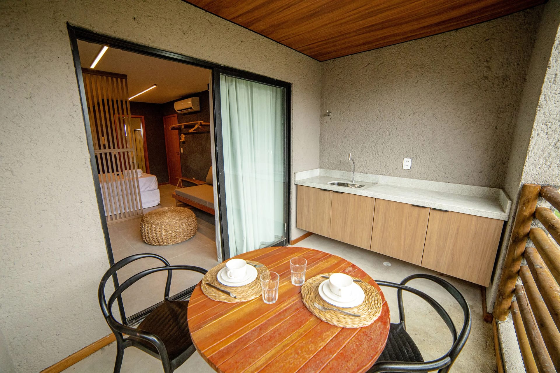Balcony / Terrace — Villas Manatee Milagres Studio B 105 by QAVI