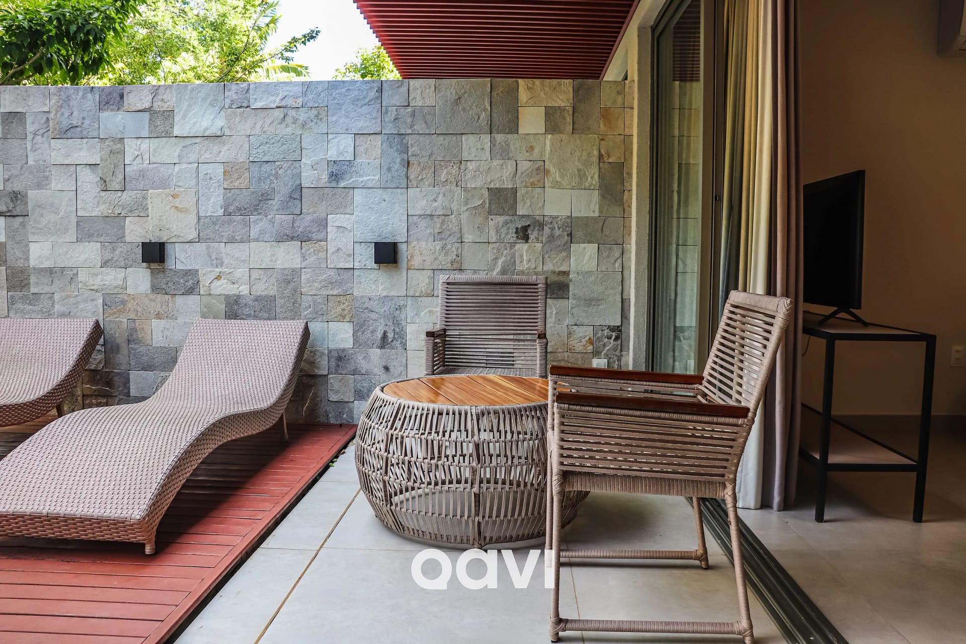 Balcony / Terrace — Flat Ile de Pipa Deck Molhado Cartagena by Qavi