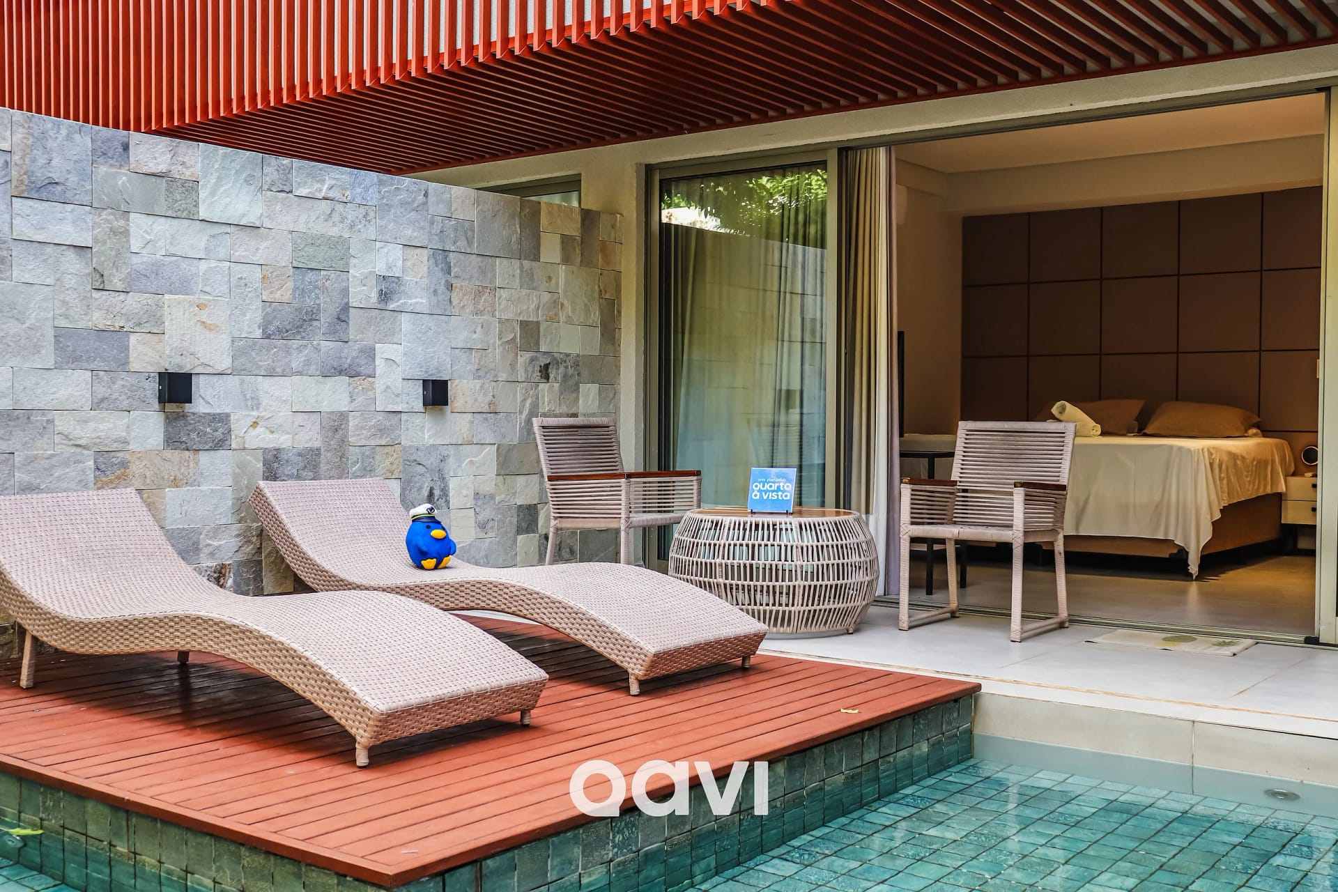 Balcony / Terrace — Flat Ile de Pipa Deck Molhado Cartagena by Qavi