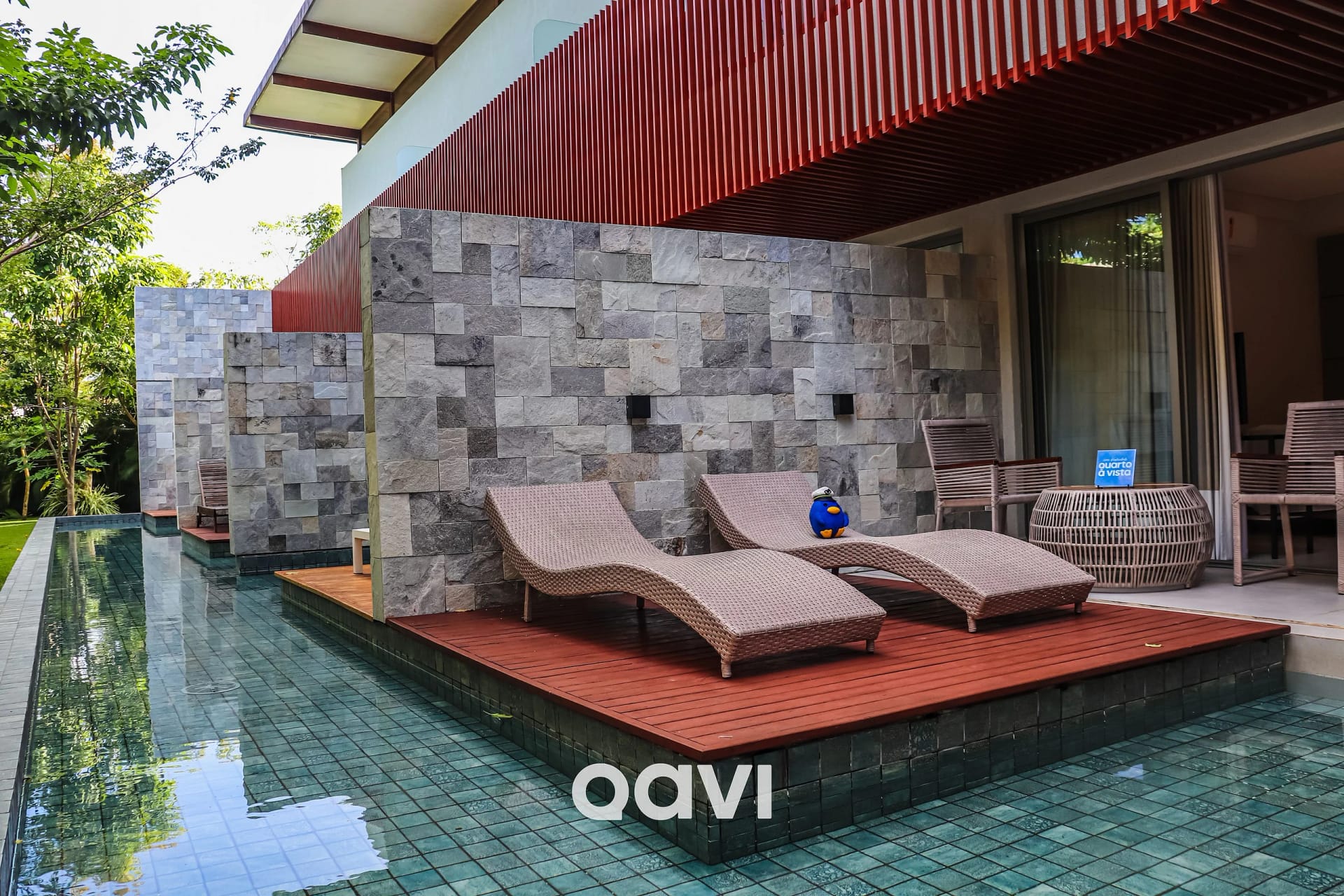 Balcony / Terrace — Flat Ile de Pipa Deck Molhado Cartagena by Qavi