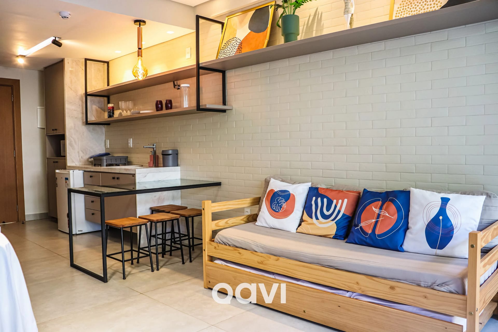 Bedroom — Flat Ile de Pipa Deck Molhado Cartagena by Qavi
