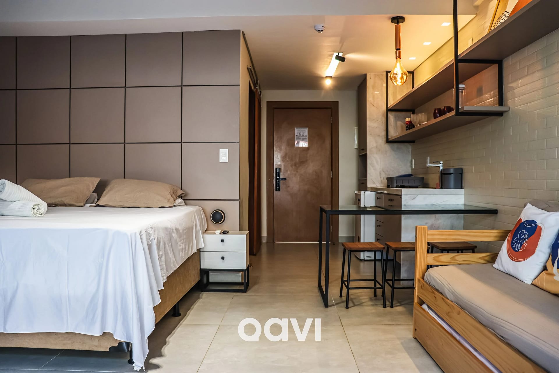 Bedroom — Flat Ile de Pipa Deck Molhado Cartagena by Qavi