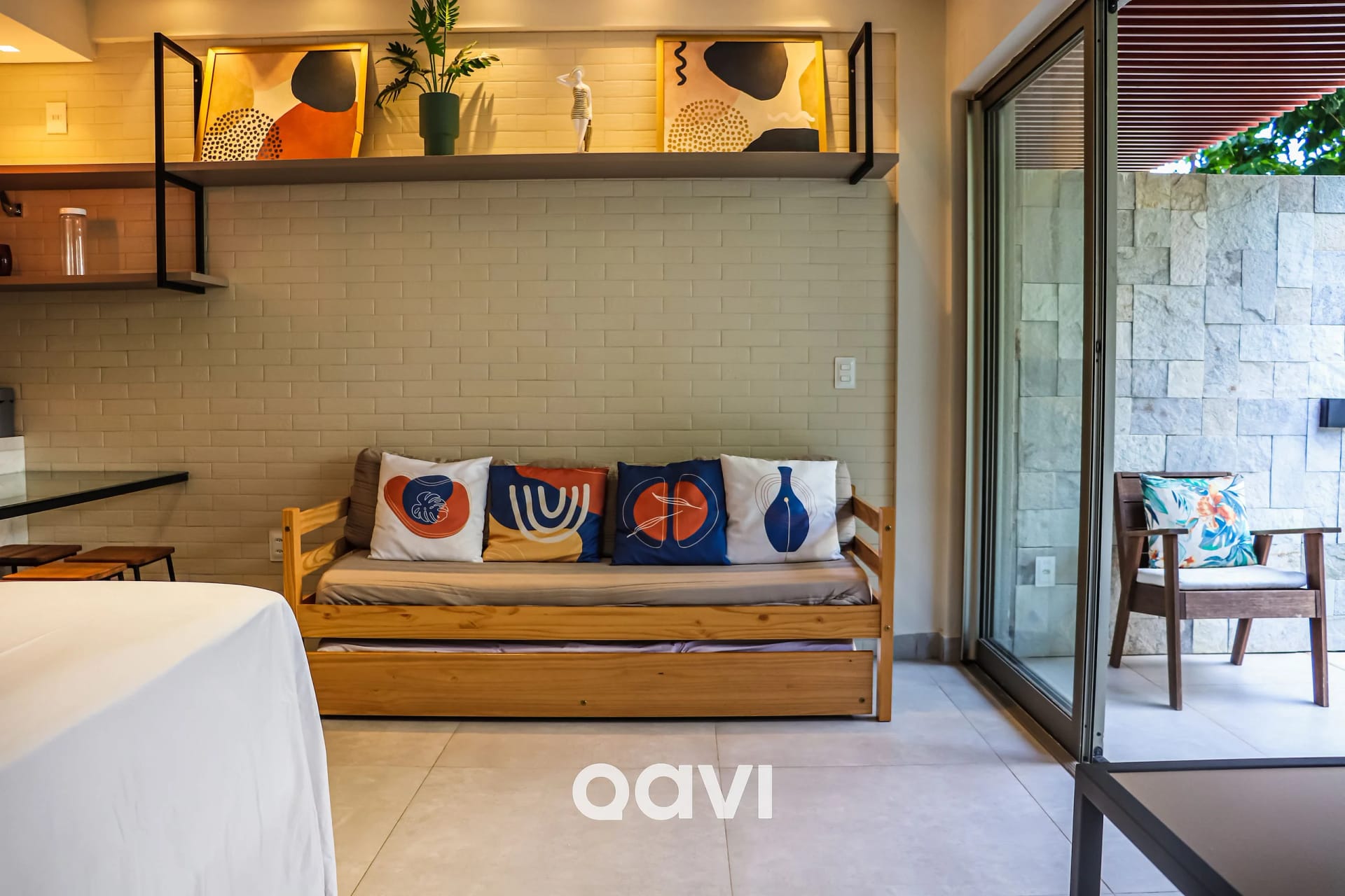 Bedroom — Flat Ile de Pipa Deck Molhado Cartagena by Qavi