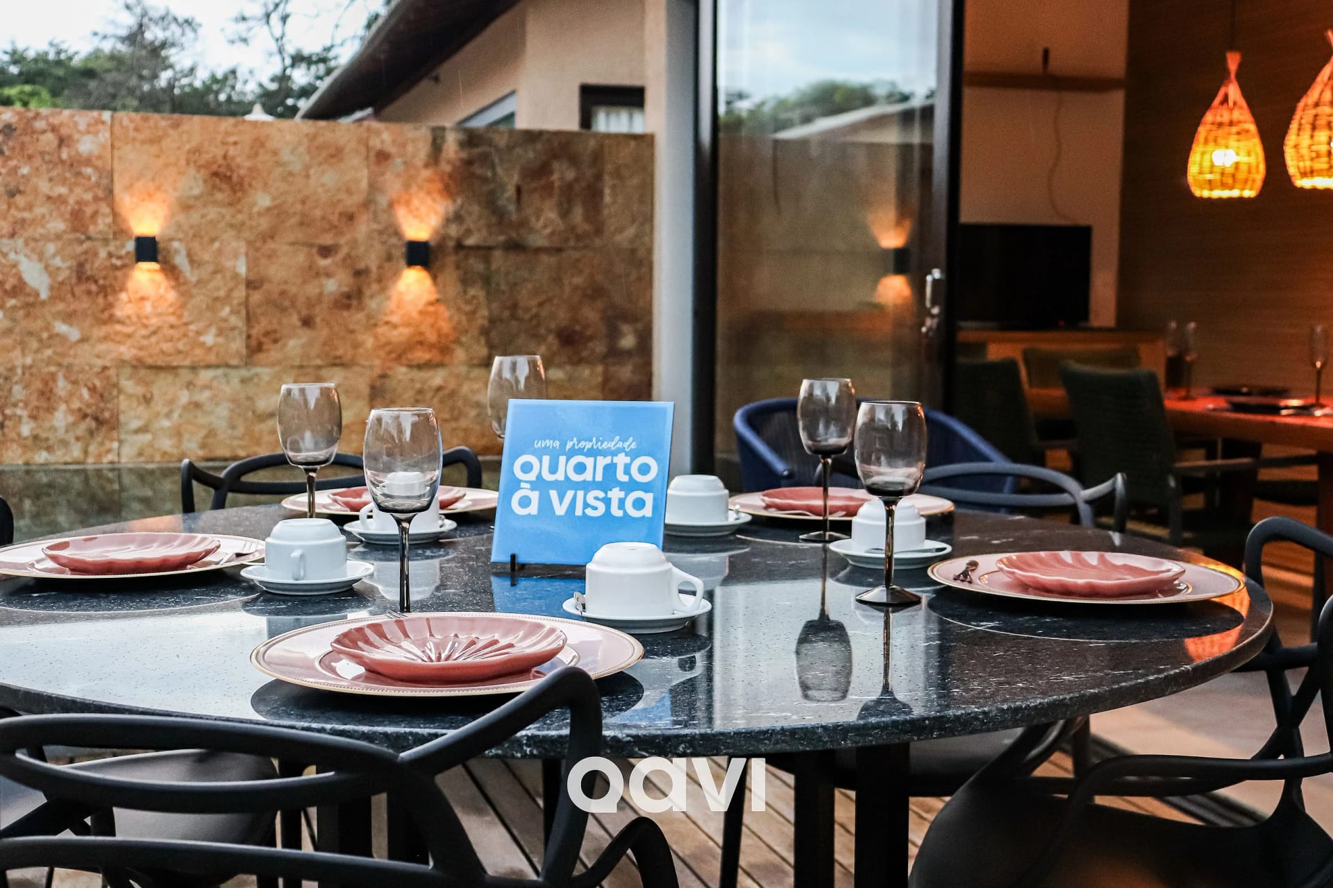 Varanda / Terraço — Fontes da Pipa - Casa com piscina privativa - Qavi