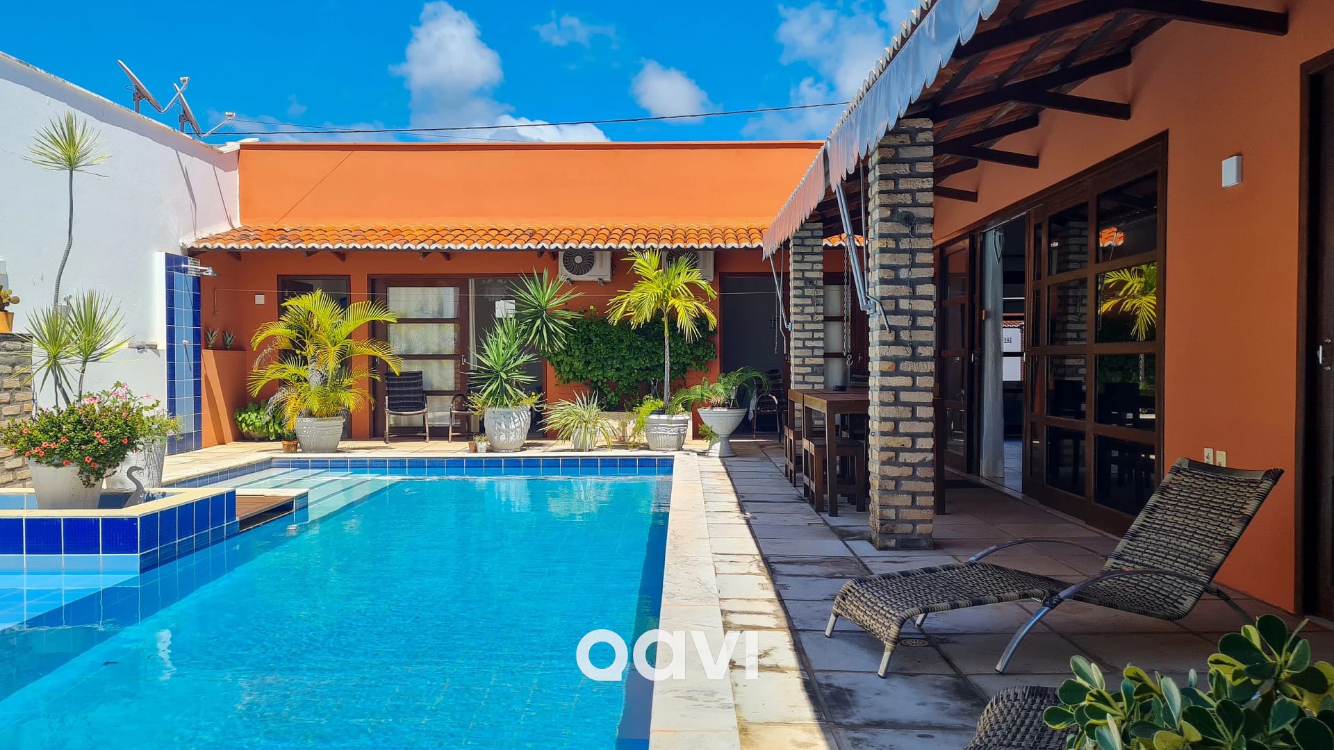 Swimming pool — Casa Tropical Com Piscina em Touros by Qavi