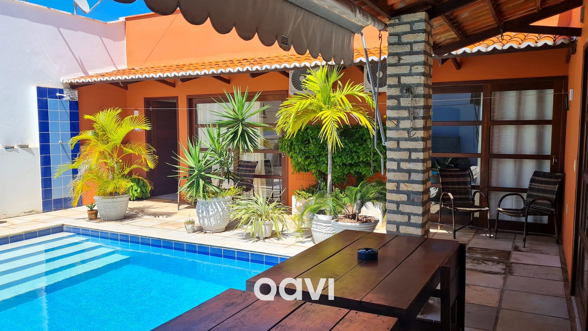 Swimming pool — Casa Tropical Com Piscina em Touros by Qavi
