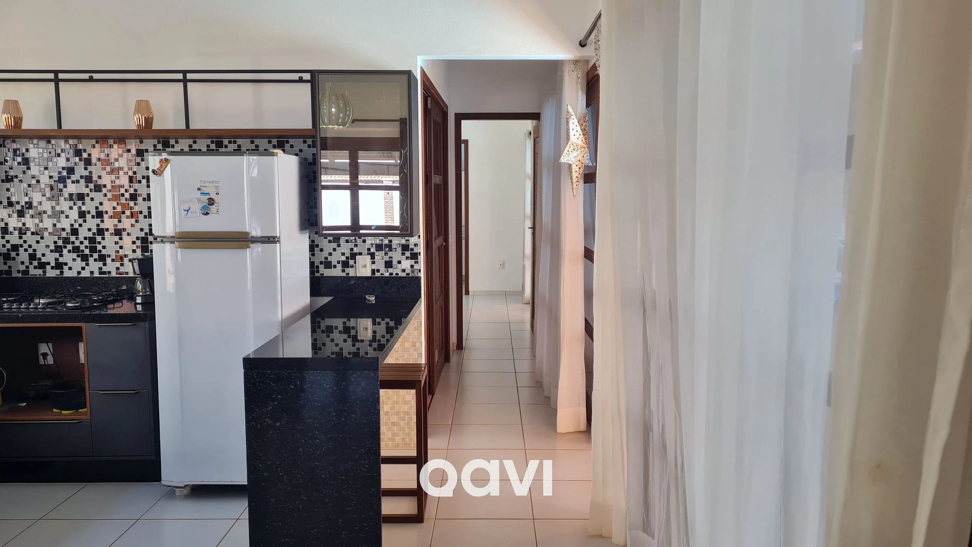 Kitchen or kitchenette — Casa Tropical Com Piscina em Touros by Qavi
