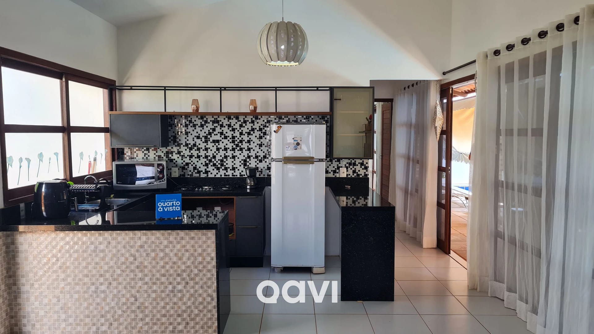 Kitchen or kitchenette — Casa Tropical Com Piscina em Touros by Qavi