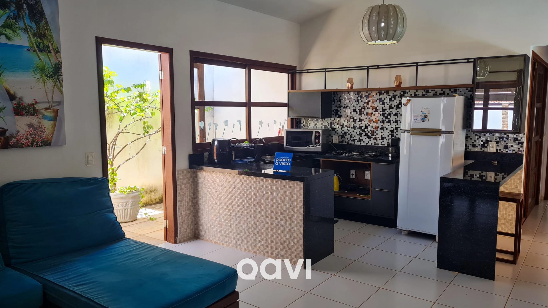 Kitchen or kitchenette — Casa Tropical Com Piscina em Touros by Qavi