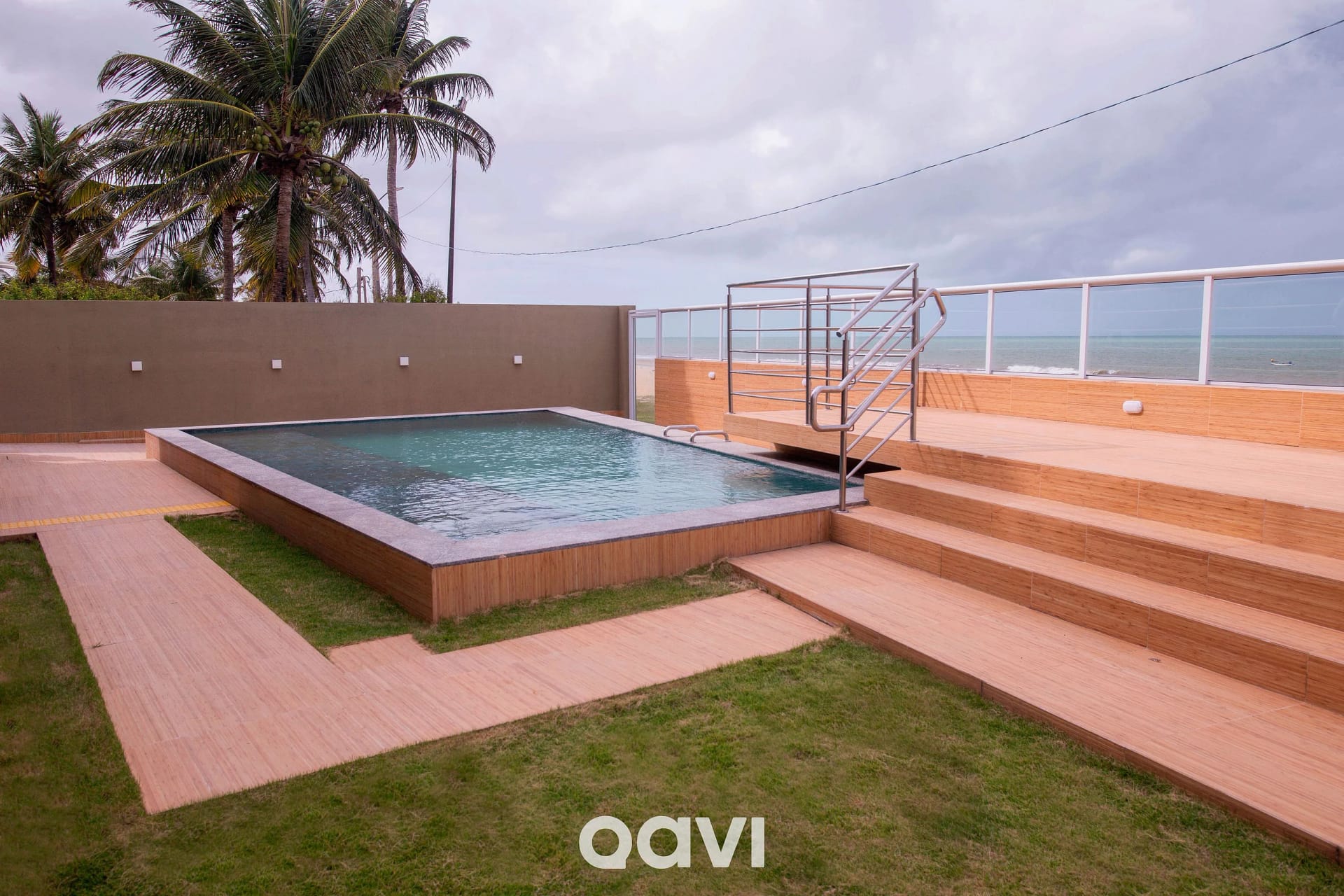Swimming pool — Triplex piscina privativa em Pirangi by Qavi