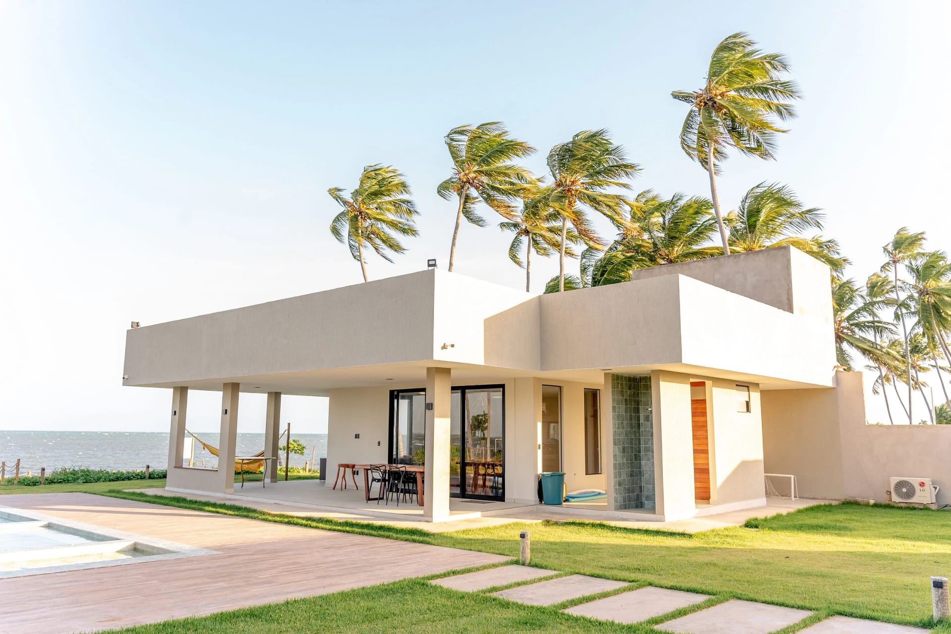 Área de estar — Casa Lages Beira Mar na Praia do Patacho by Qavi
