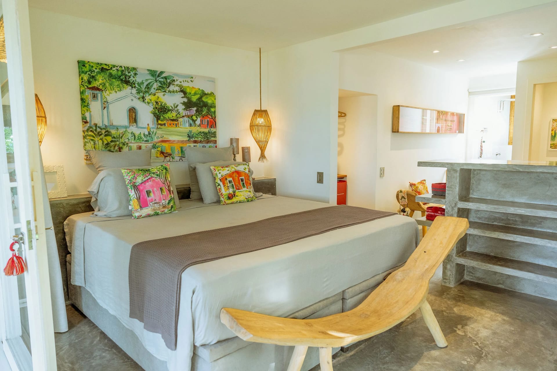 Quarto — Mansão Boutique com Piscina em Pipa by Qavi