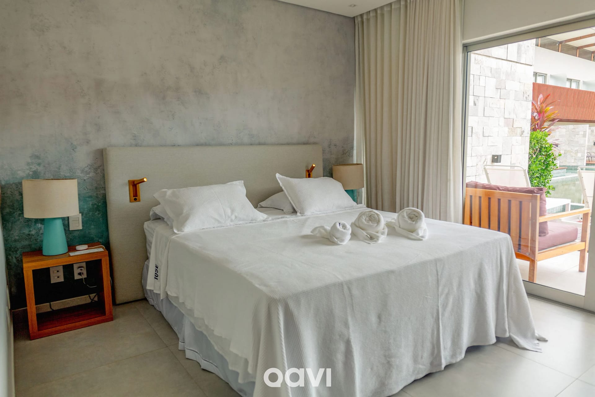 Quarto — Flat Ile de Pipa Deck Molhado Zanzibar by Qavi