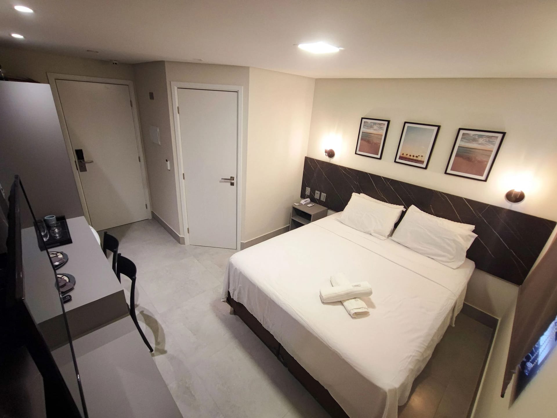 Bedroom — Studio em Prédio Vista Mar Manaíra Arpoar by Qavi
