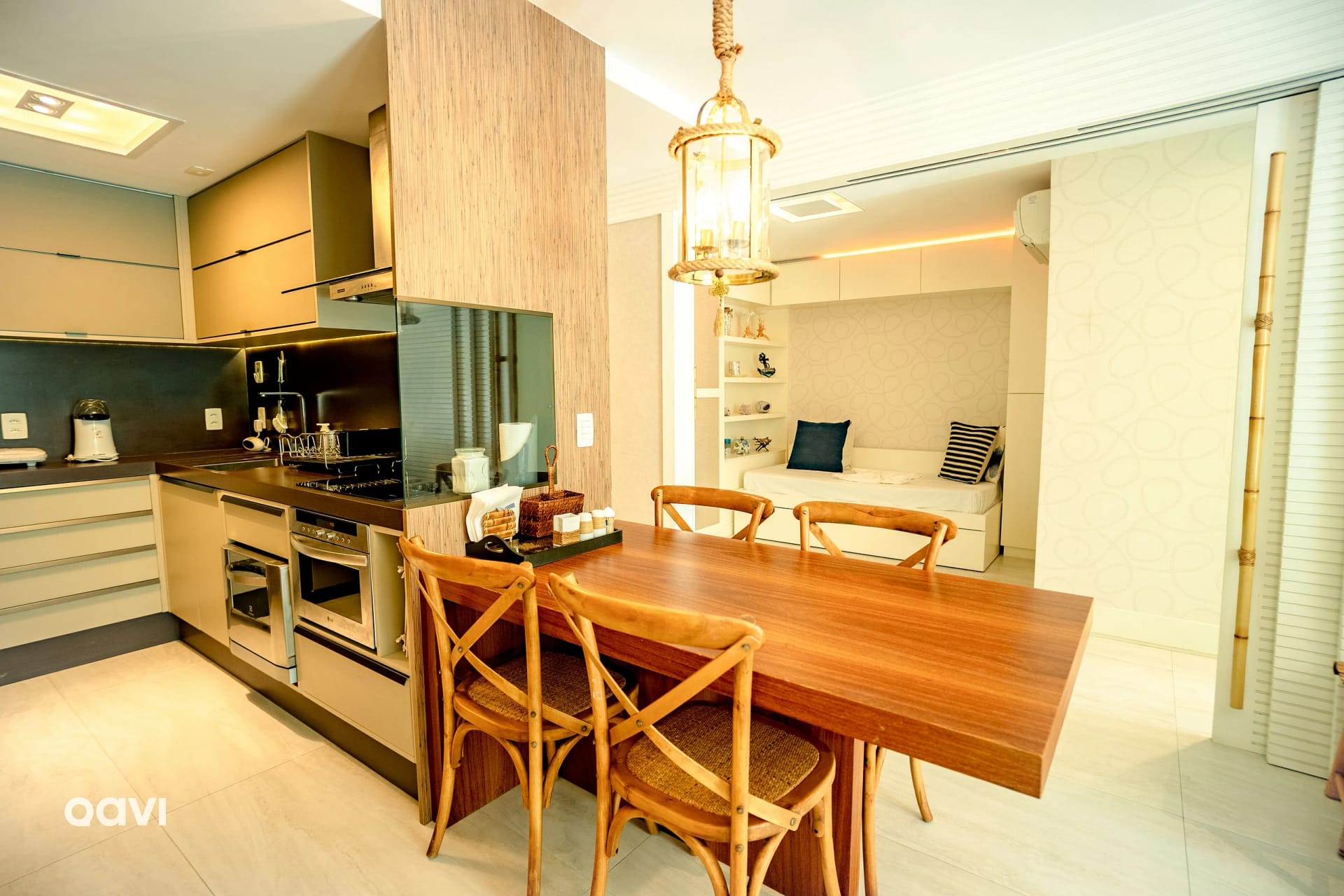 Cocina o kitnet — In Mare Bali Flat Tulum by Qavi