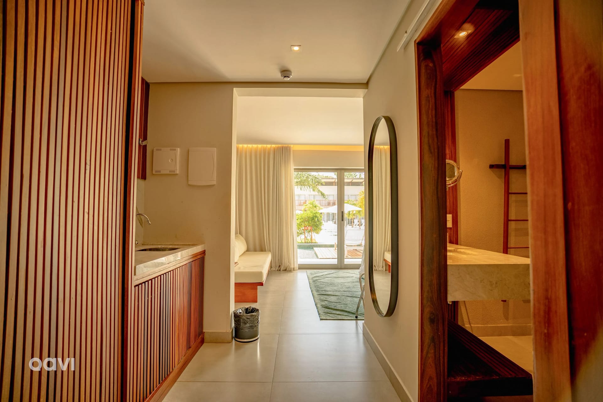 Cozinha ou kitnet — Flat Ile de Pipa Deck Molhado Bali by Qavi