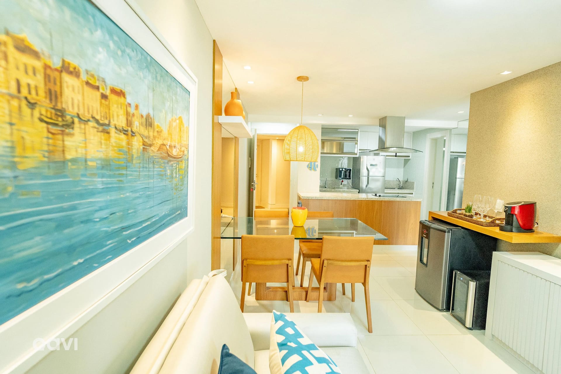 Living Room — In Mare Bali Flat Maldivas by Qavi
