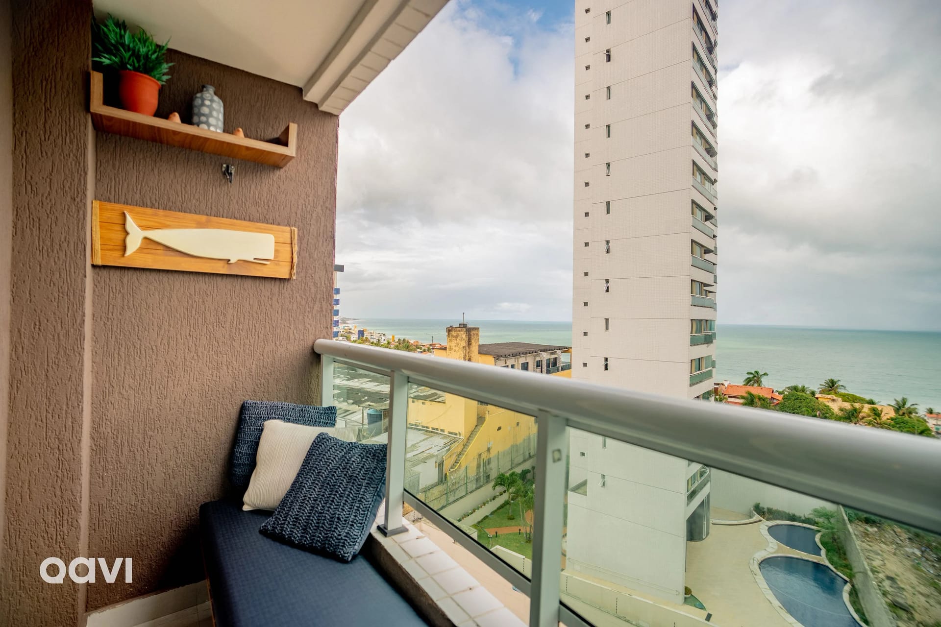 Balcony / Terrace — Flat em Ponta Negra no Pontamares by Qavi