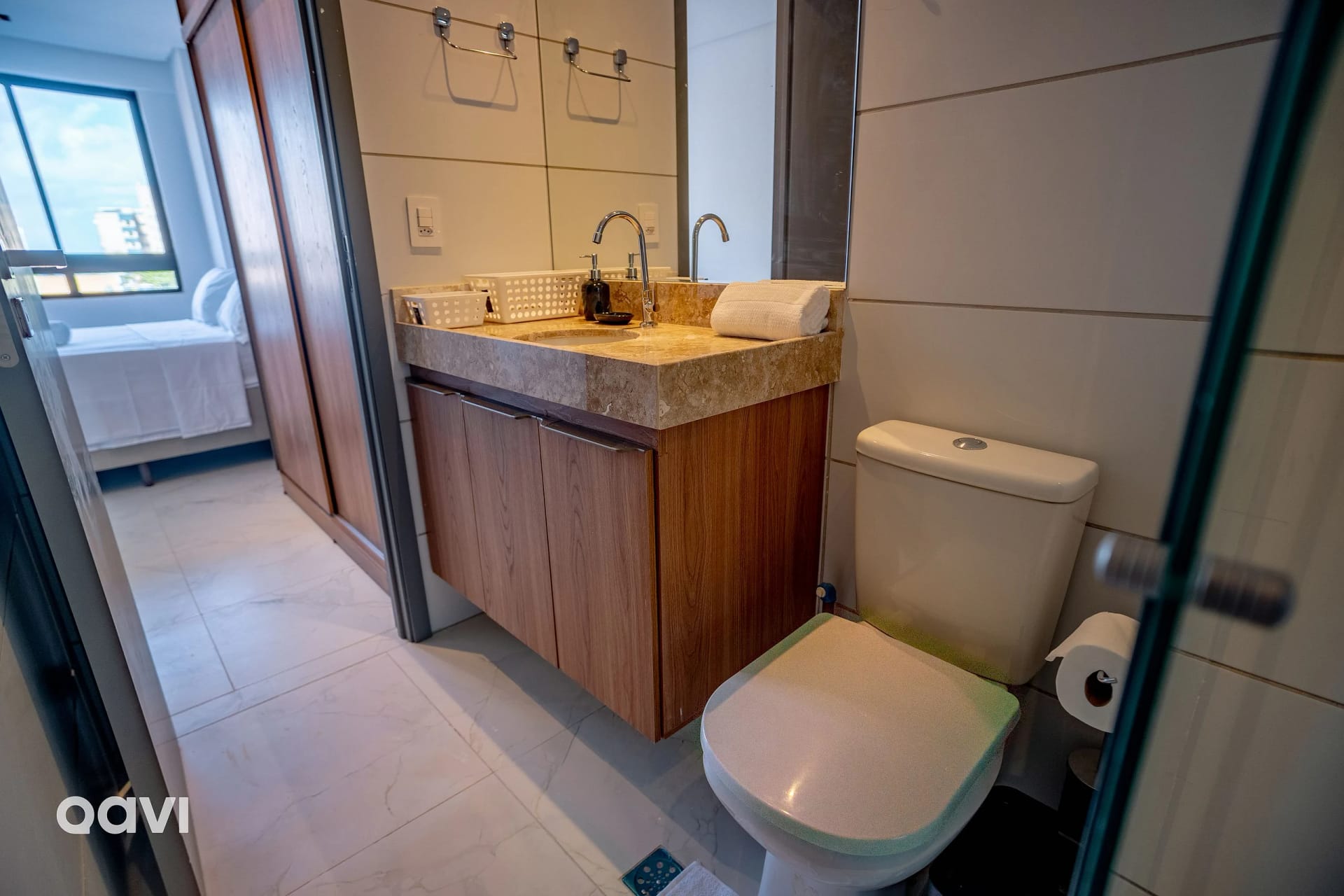 Banheiro — Apartamento Vista Mar em Manaíra by Qavi
