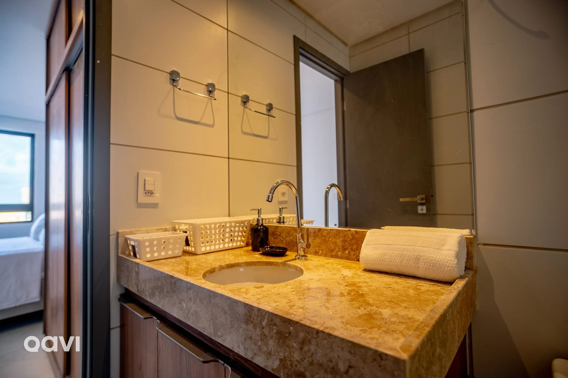 Banheiro — Apartamento Vista Mar em Manaíra by Qavi