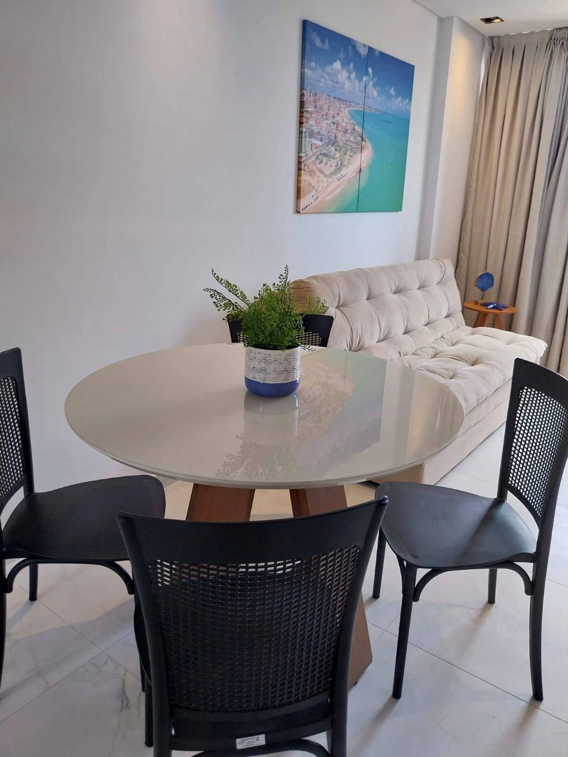 Sala de Jantar — Apartamento Vista Mar em Manaíra by Qavi