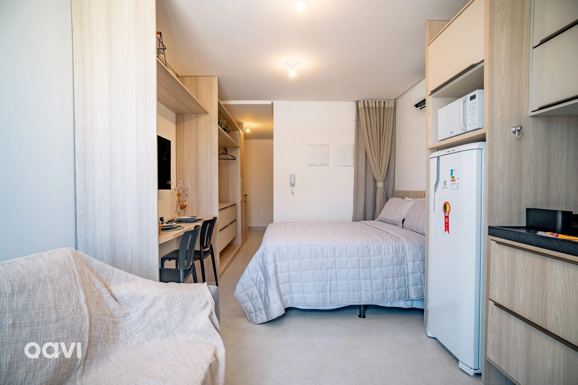 Cama — Flat Beira Mar no Intermares Sun Smart 303 - QAVI