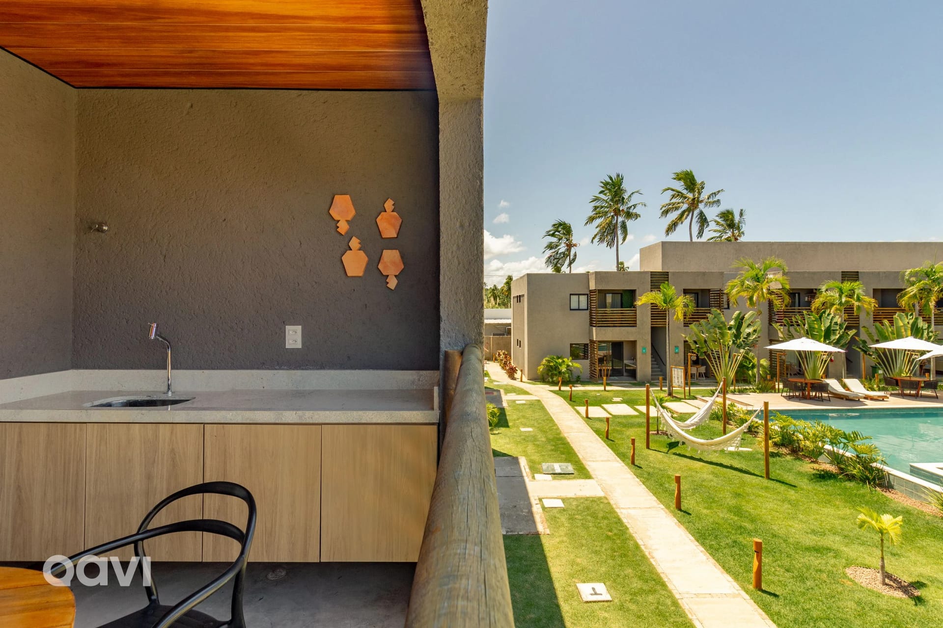 Balcony / Terrace — Villas Manatee Milagres Studio B 103 by QAVI