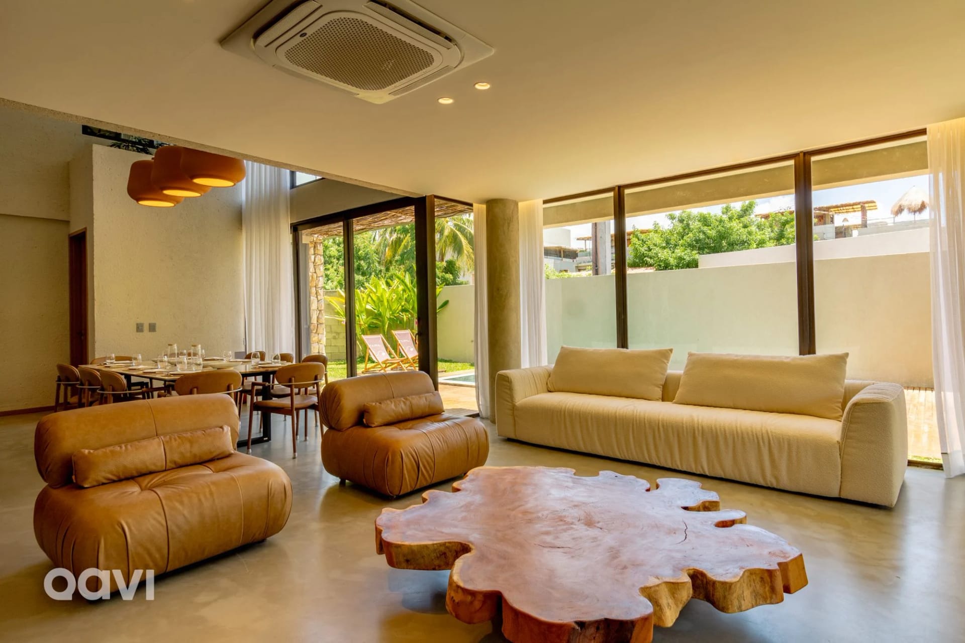 Living Room — Casa com Piscina em Condomínio Beira Mar by Qavi