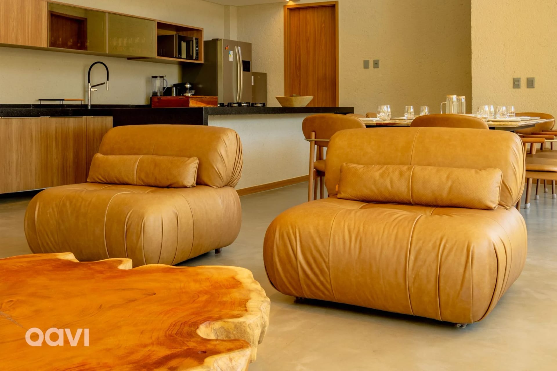 Living Room — Casa com Piscina em Condomínio Beira Mar by Qavi