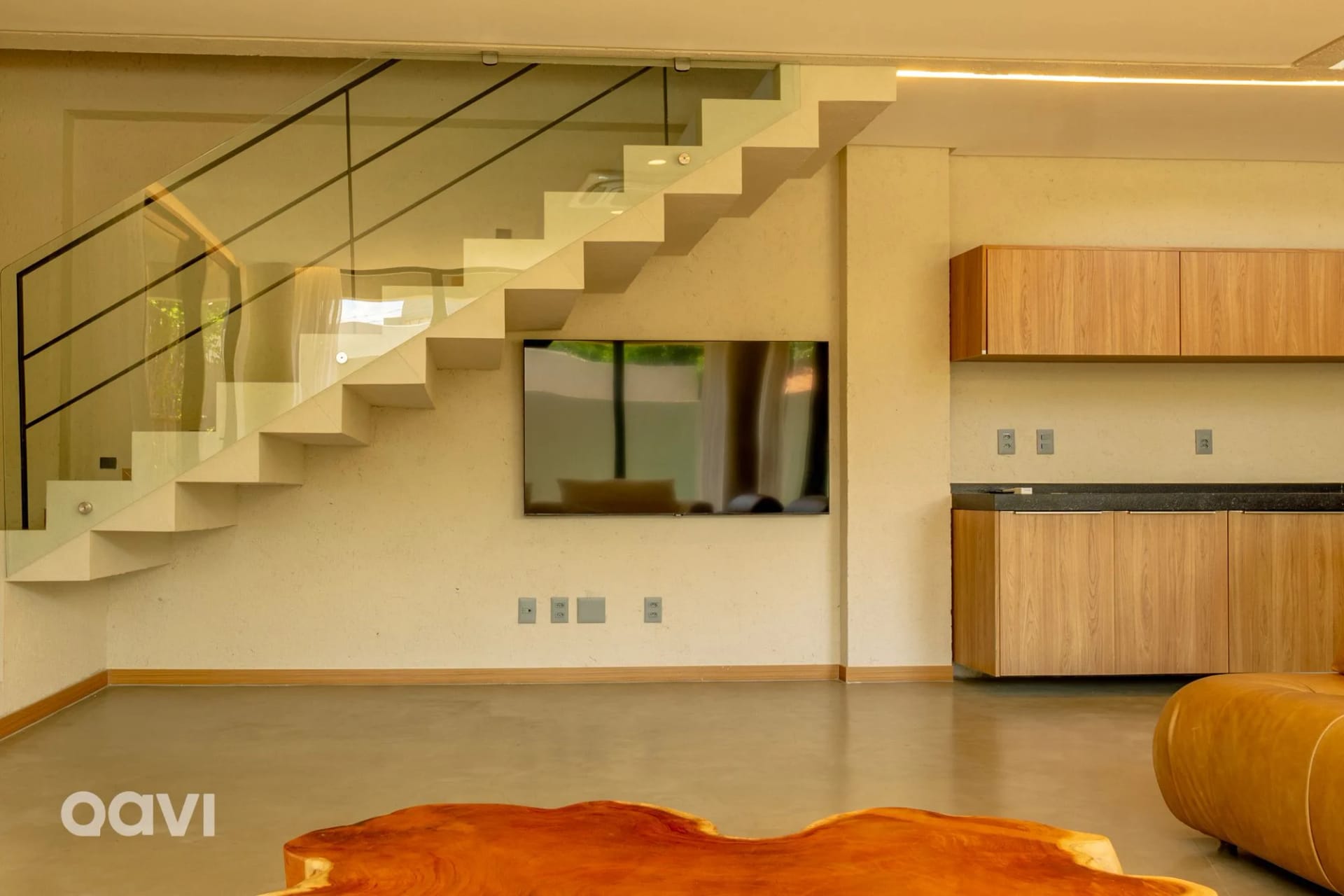 Living Room — Casa com Piscina em Condomínio Beira Mar by Qavi
