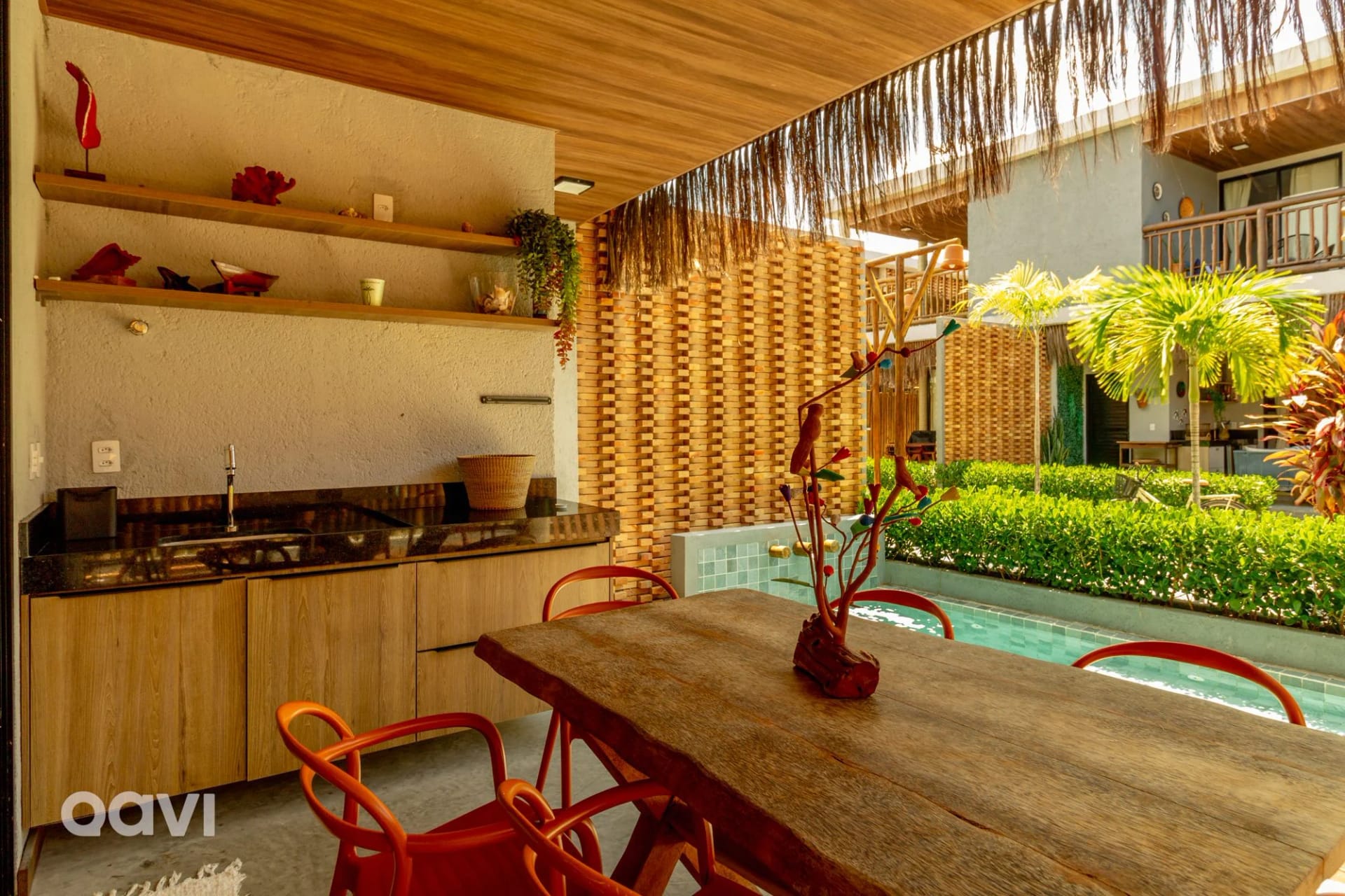 Area de estar — Casa em condomínio Sapê 15 by Qavi