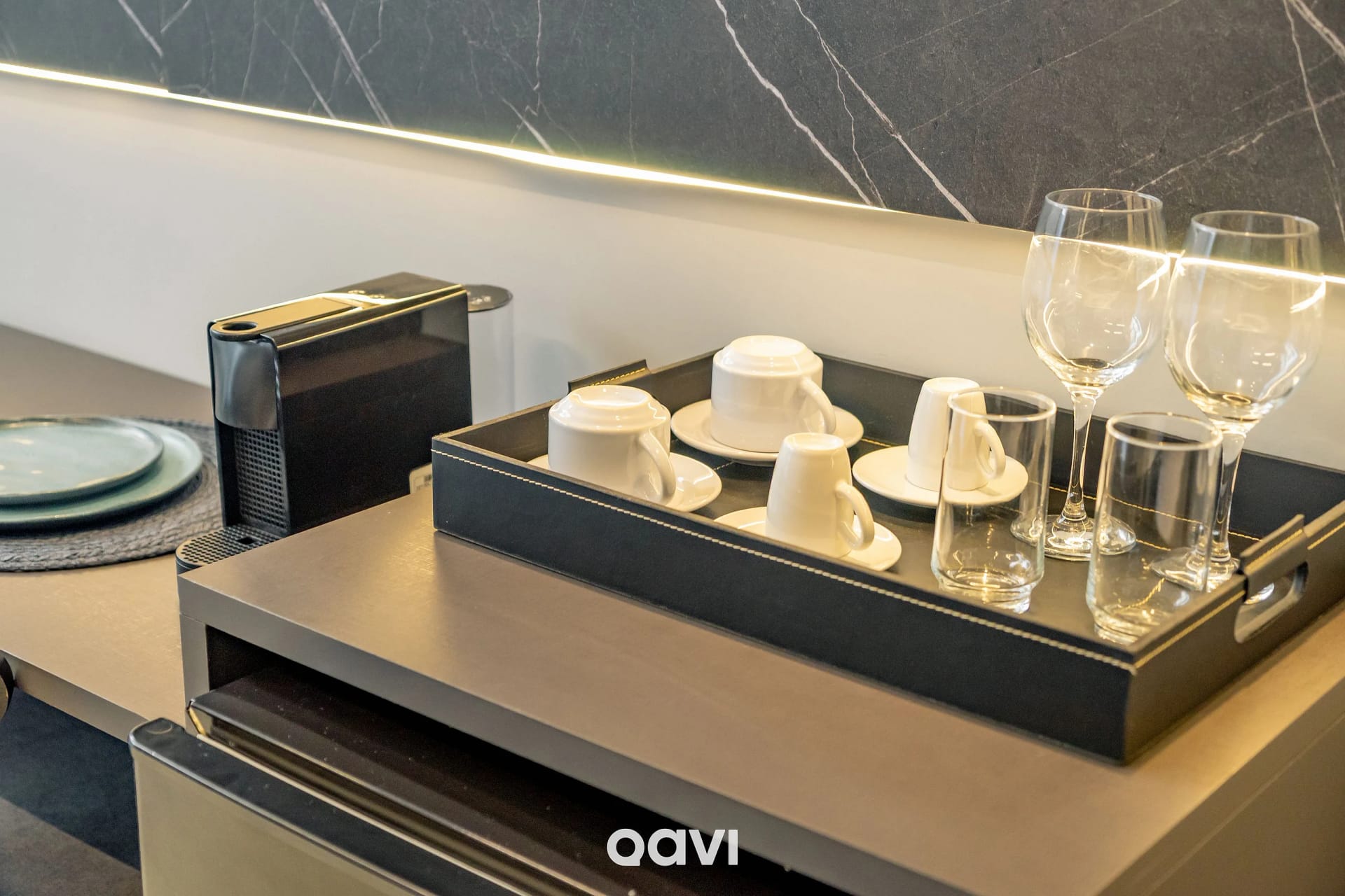 Coffee / tea facilities — Studio Alta Garden Beira mar by QAVI
