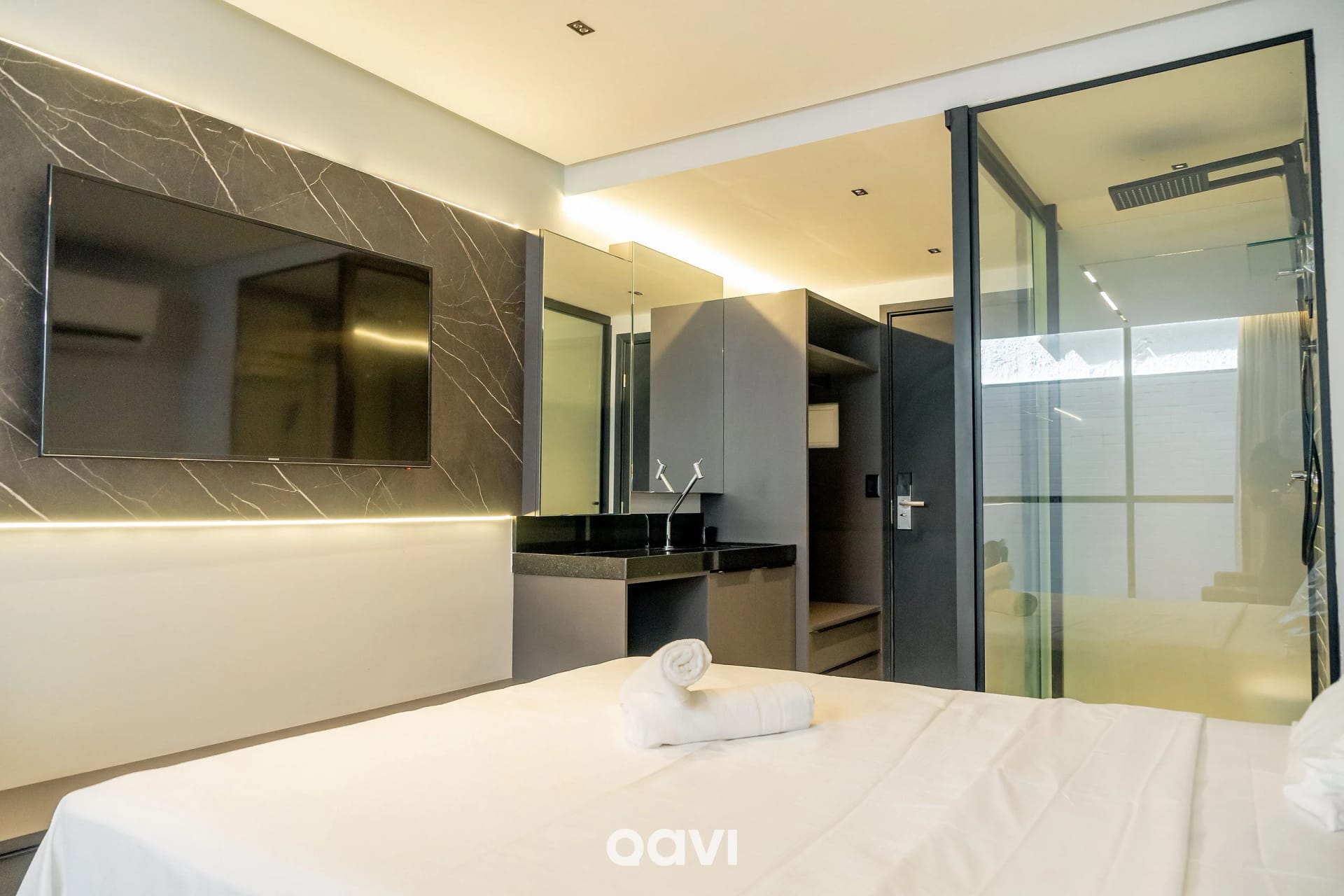 Bedroom — Studio Alta Garden Beira mar by QAVI