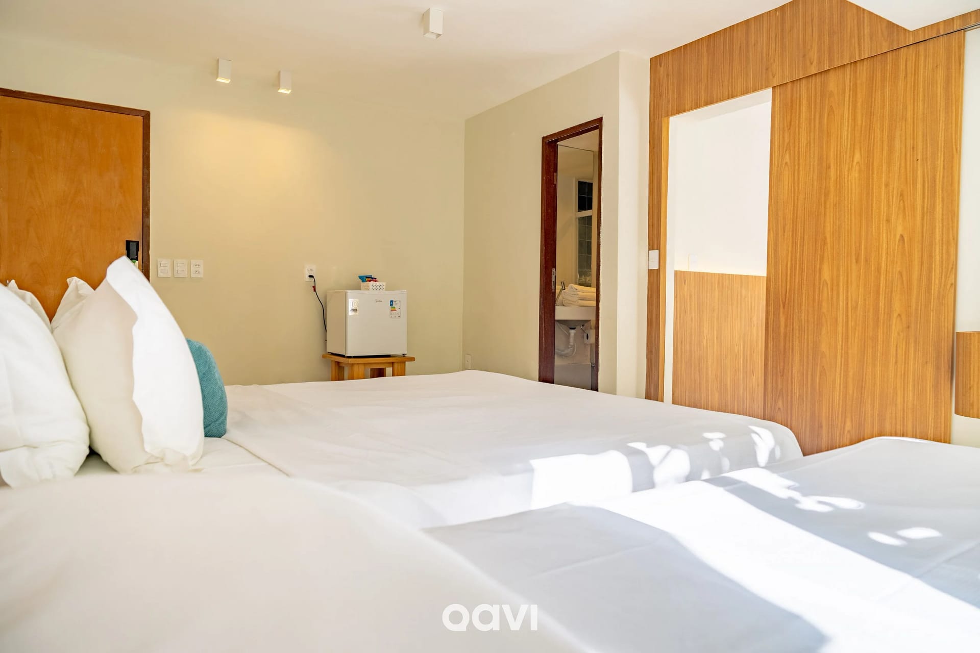 Dormitorio — Apartamento 2 Suítes com Jardim #VipPraiaHotel