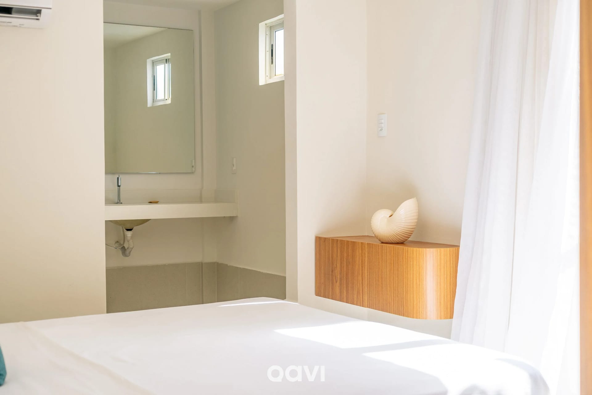 Dormitorio — Apartamento 2 Suítes com Jardim #VipPraiaHotel