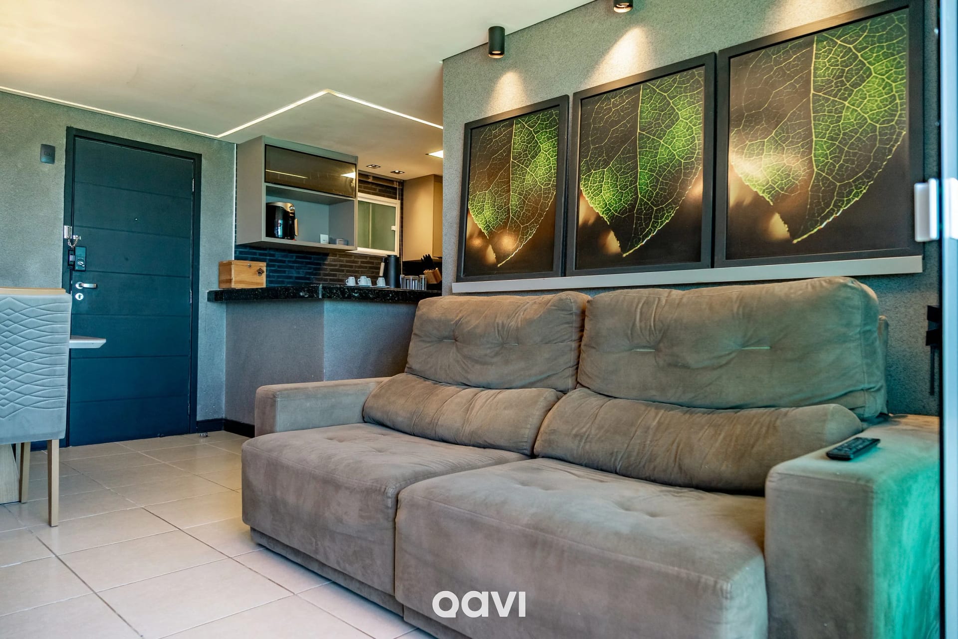 Sala de Estar — Ap Vista Mar no Duna Barcane by QAVI