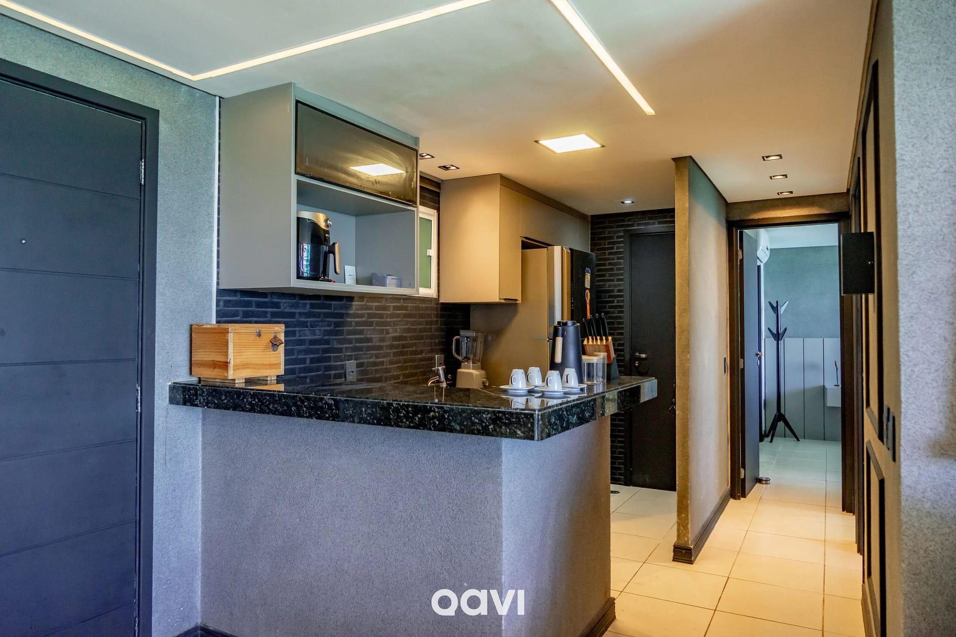 Cozinha ou kitnet — Ap Vista Mar no Duna Barcane by QAVI