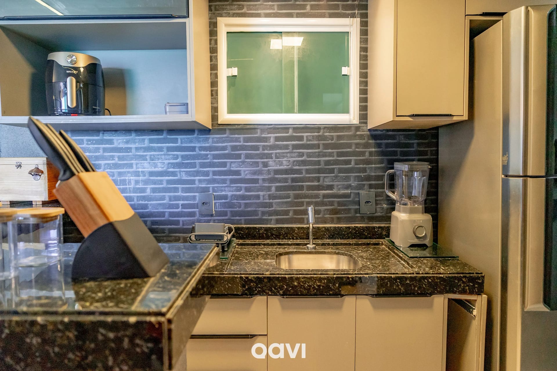Cozinha ou kitnet — Ap Vista Mar no Duna Barcane by QAVI