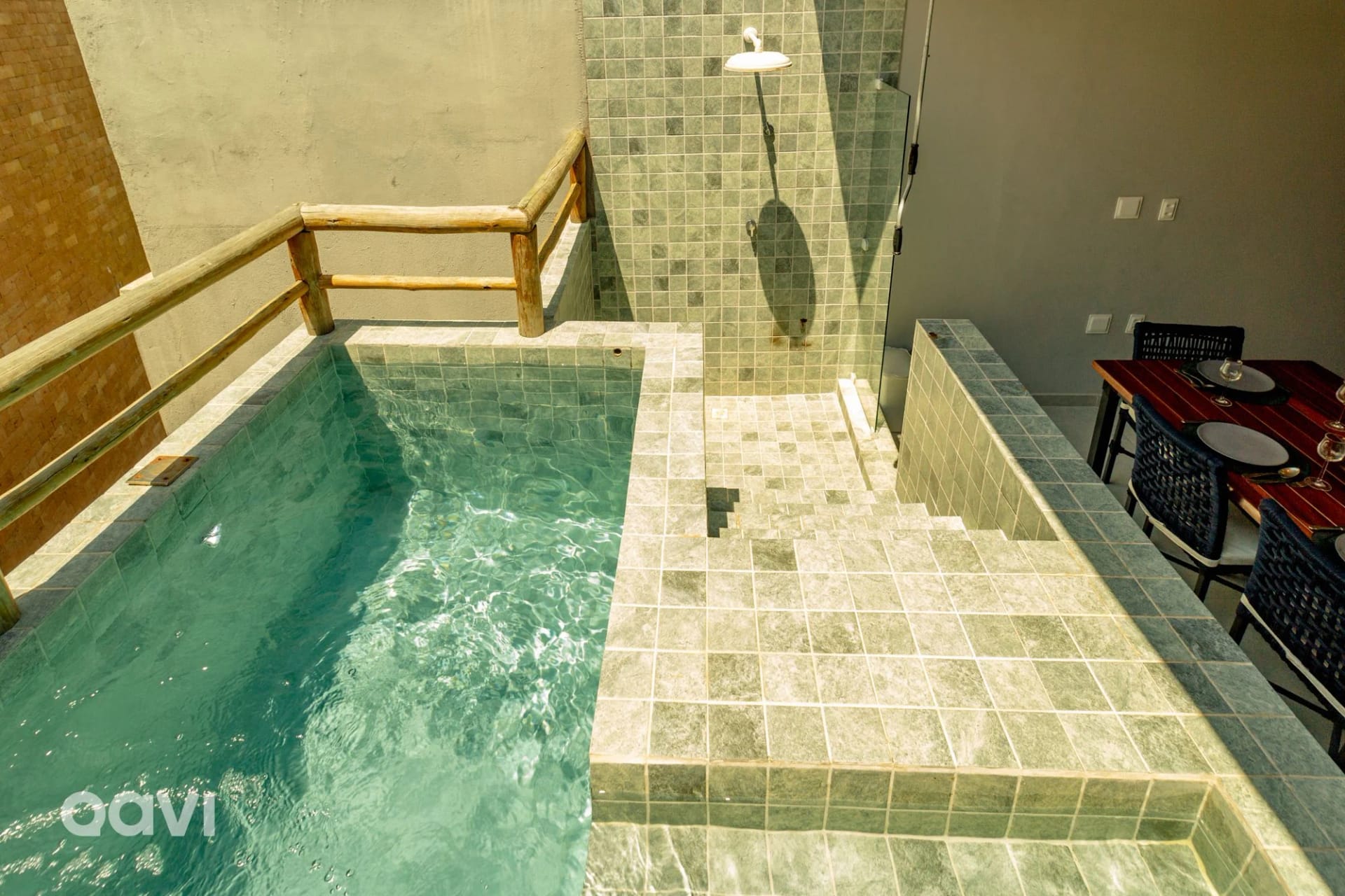 Piscina — Triplex com piscina na praia do Patacho by Qavi