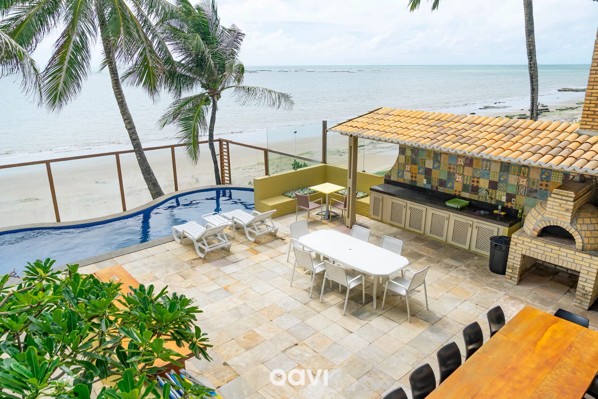 Área y comodidades — Casa Beira Mar Villa Jacumã by QAVI