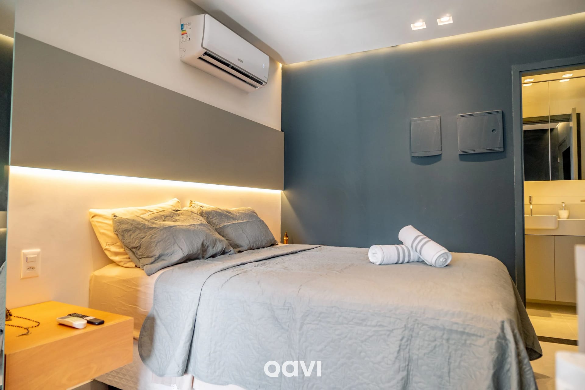 Dormitorio — Departamento Frente al Mar en Intermares Sun Smart 102 - QAVI