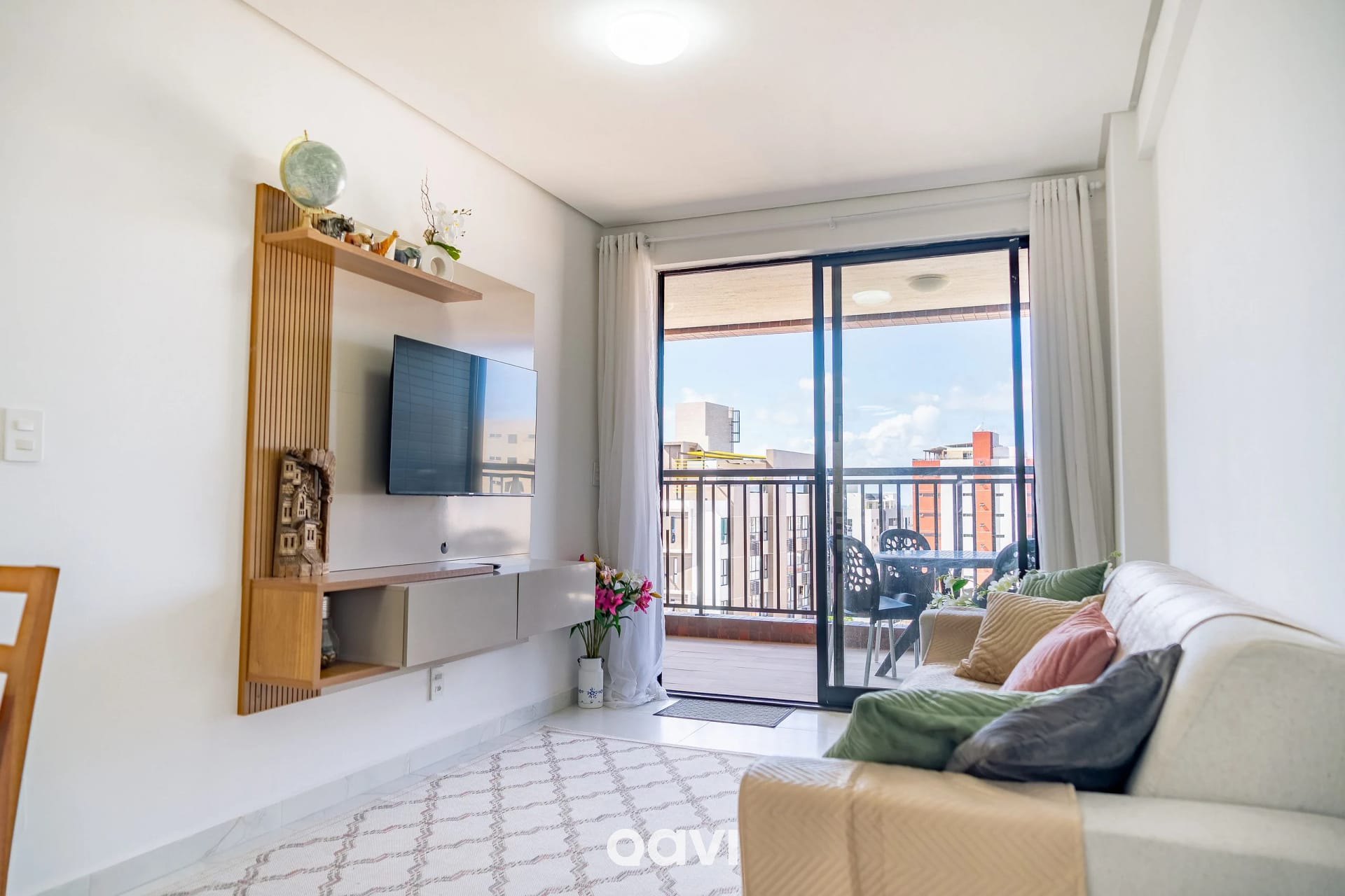 Sala de Estar — Apartamento 3 quartos em Manaíra by Qavi