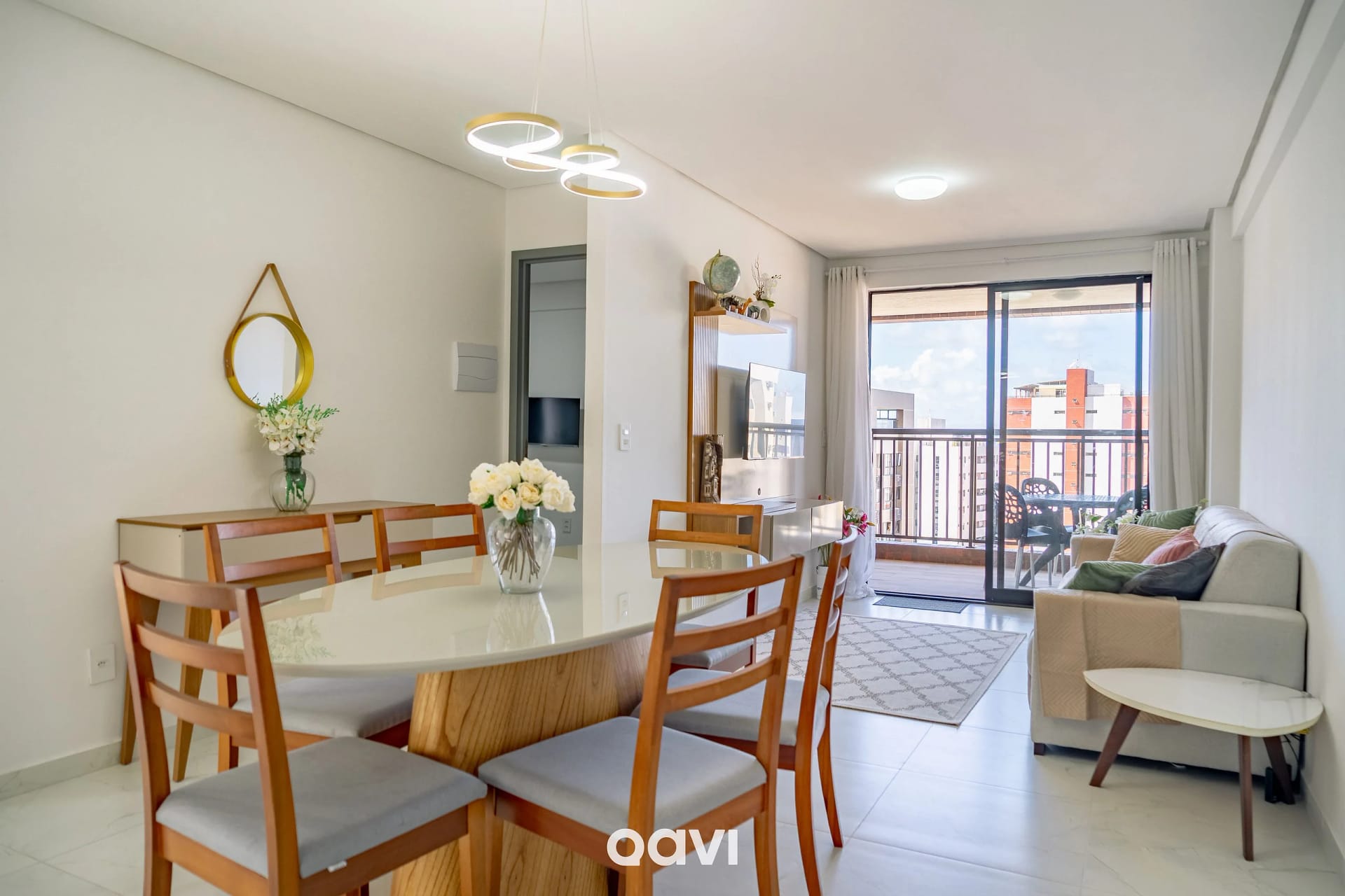 Sala de Estar — Apartamento 3 quartos em Manaíra by Qavi